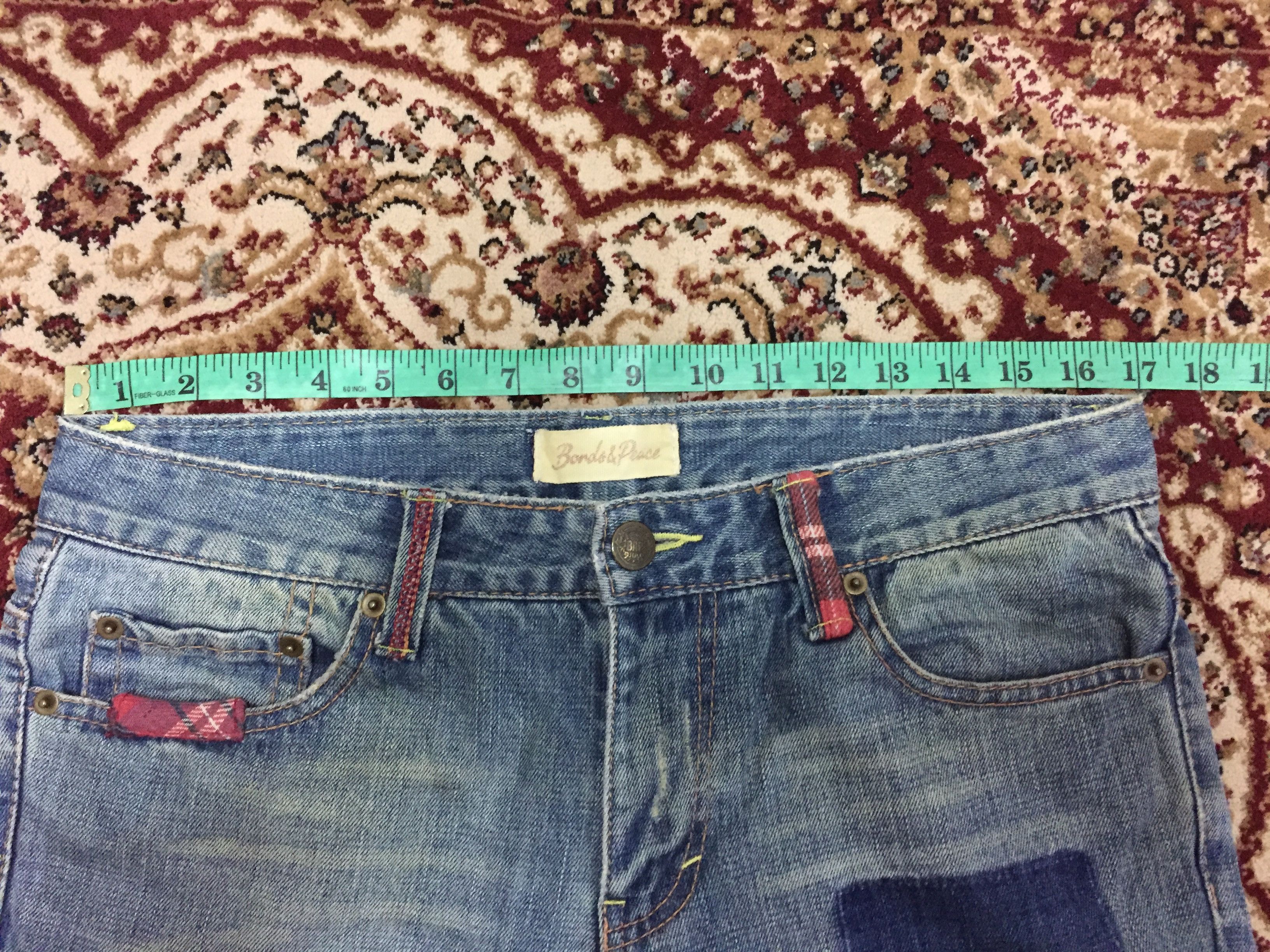 Japanese Brand 90's PATCHWORK Denim Japanese brand similar kapital Size US 33 - 12 Thumbnail