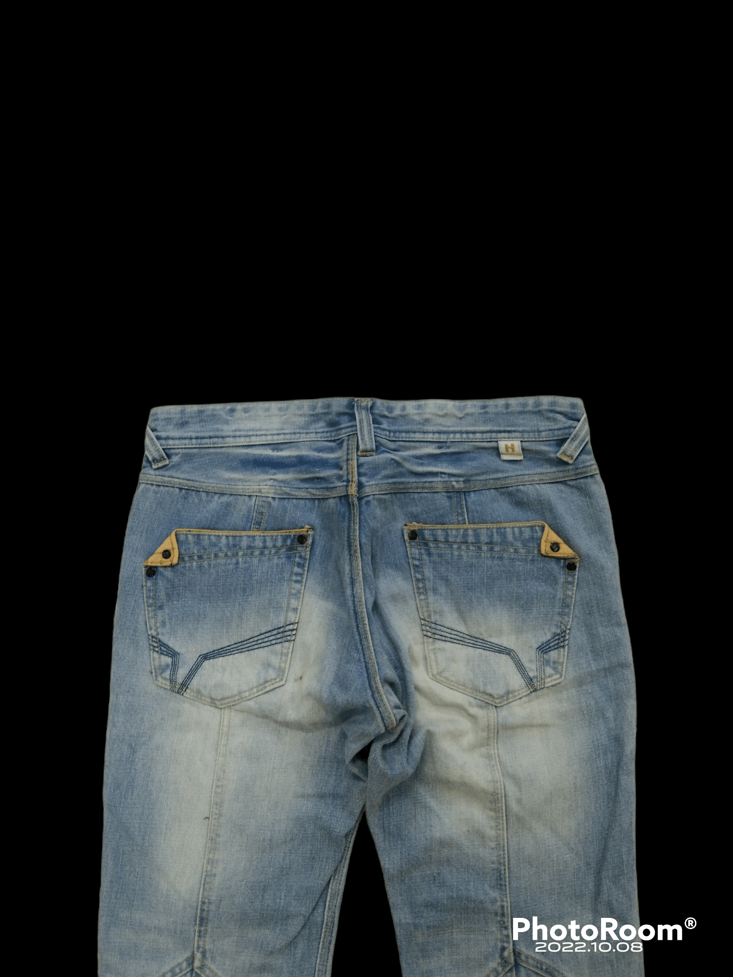 Japanese Brand FLARE,BELL BOTTOM,BOOCUT WASHED BLUE NICOLE DENIM PANTS Size US 32 / EU 48 - 4 Thumbnail