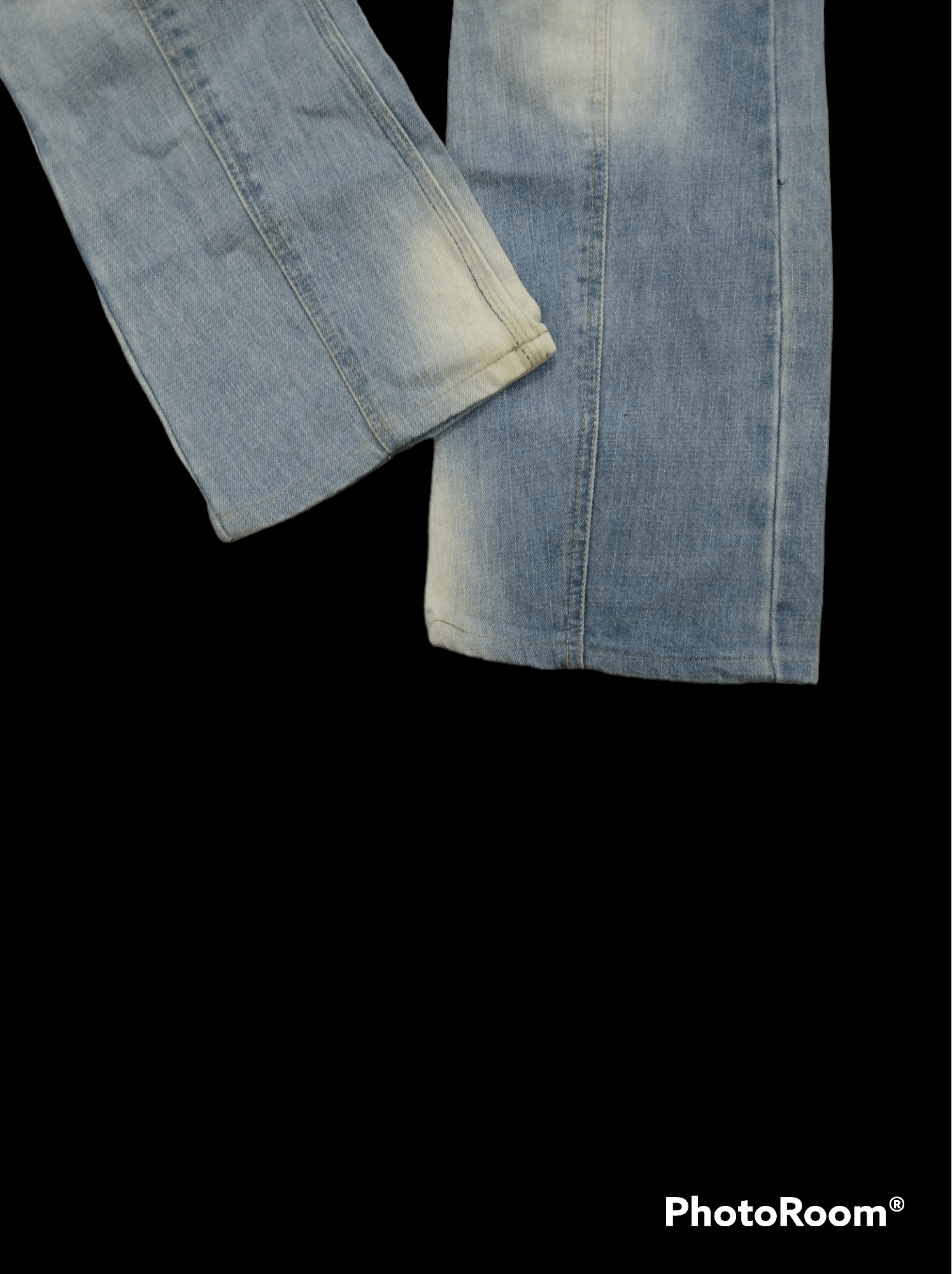Japanese Brand FLARE,BELL BOTTOM,BOOCUT WASHED BLUE NICOLE DENIM PANTS Size US 32 / EU 48 - 5 Thumbnail