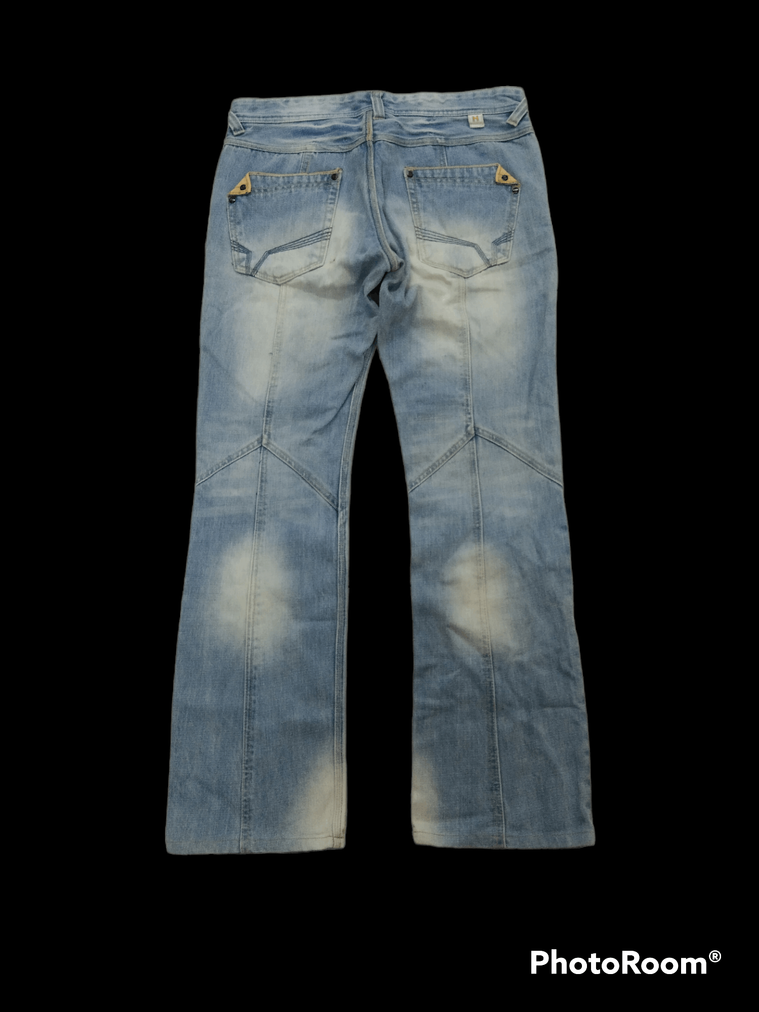 Japanese Brand FLARE,BELL BOTTOM,BOOCUT WASHED BLUE NICOLE DENIM PANTS Size US 32 / EU 48 - 2 Thumbnail