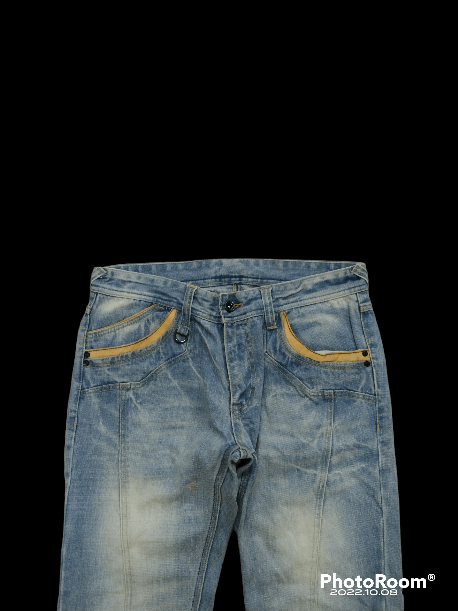 Japanese Brand FLARE,BELL BOTTOM,BOOCUT WASHED BLUE NICOLE DENIM PANTS Size US 32 / EU 48 - 3 Thumbnail