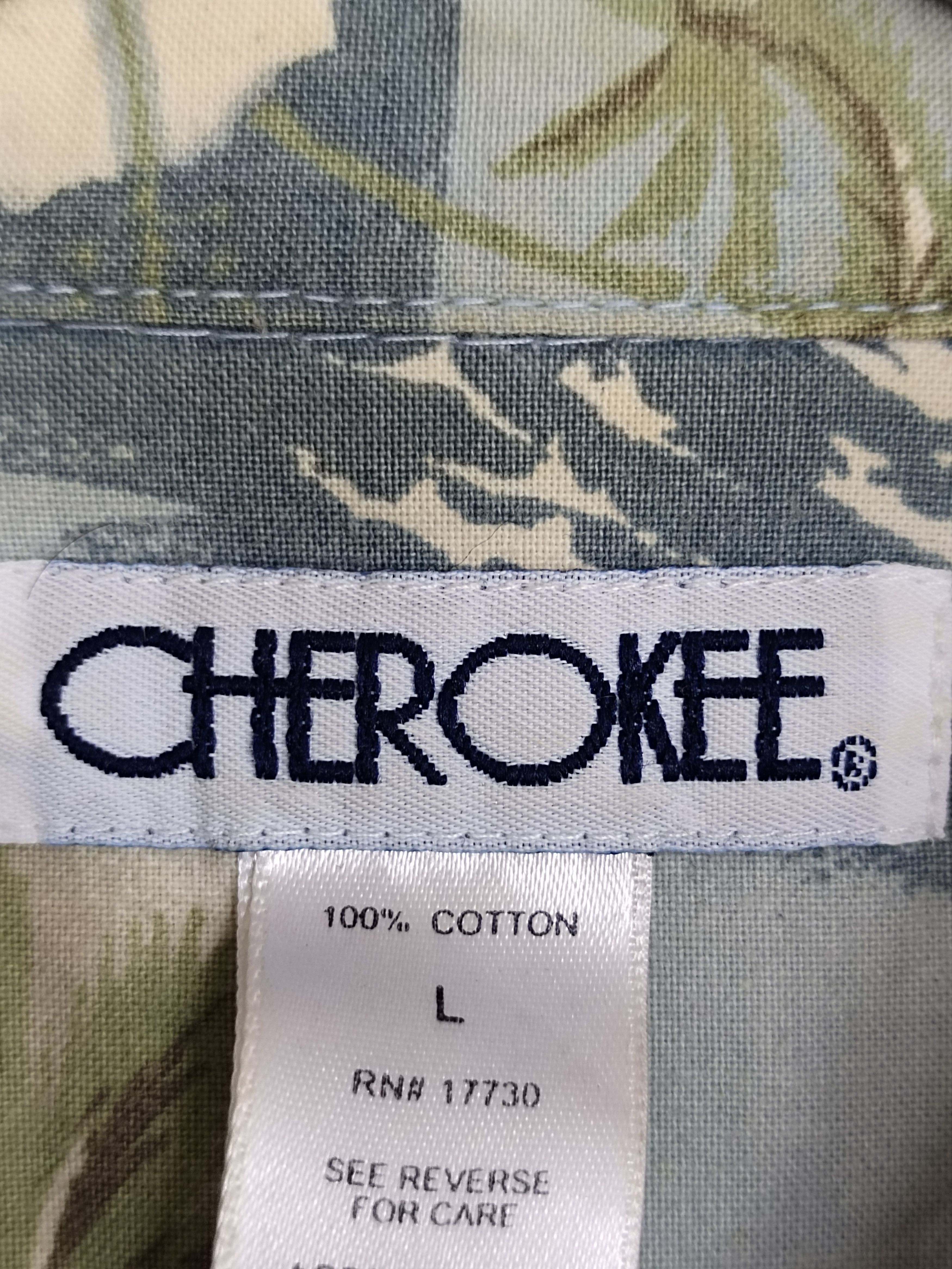 Cherokee Vintage Cherokee Tropical Hawaiian Shirt Size US L / EU 52-54 / 3 - 10 Thumbnail