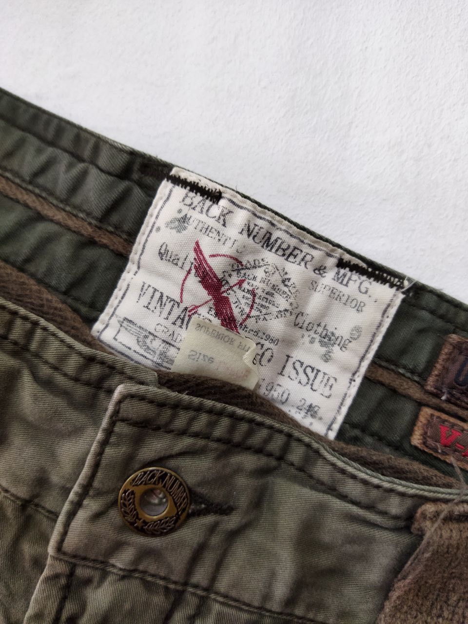Japanese Brand Back Number Vtg Cargo Issue Superior Fitted Multipocket Size US 34 / EU 50 - 8 Thumbnail