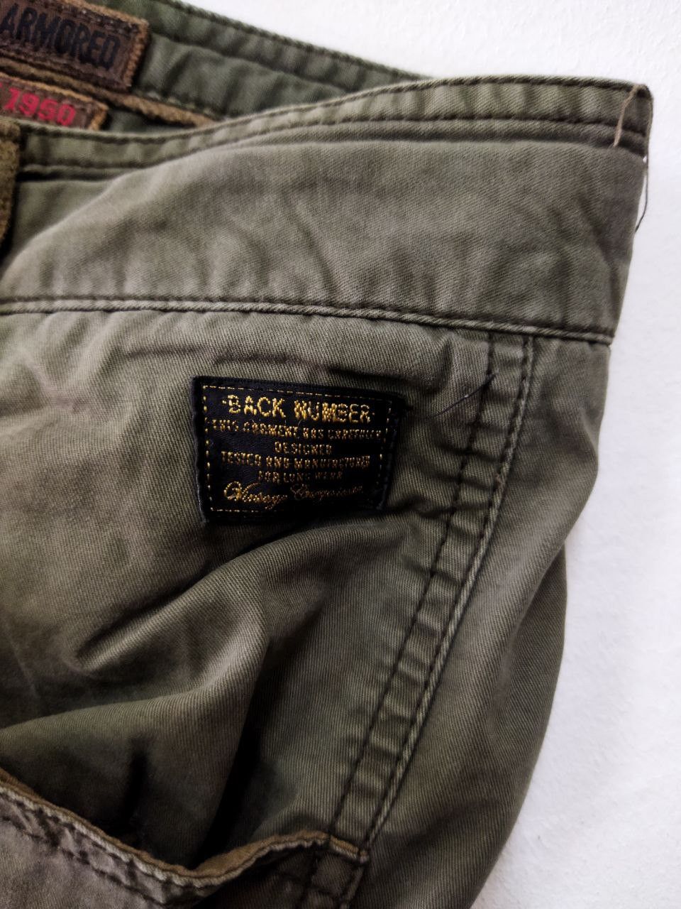 Japanese Brand Back Number Vtg Cargo Issue Superior Fitted Multipocket Size US 34 / EU 50 - 9 Thumbnail