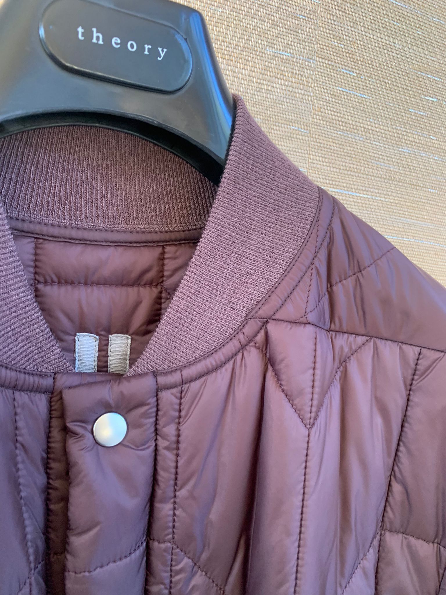 Rick Owens Quilted Liner Peacoat in Burgundy Size US M / EU 48-50 / 2 - 9 Thumbnail