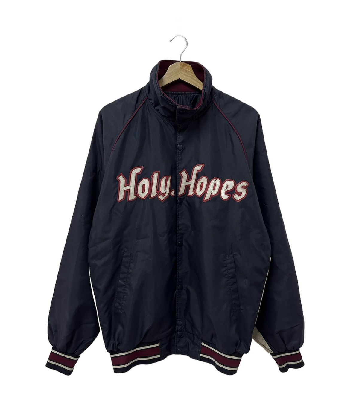 Japanese Brand × Vintage Vintage Holy Hopes Spell Out Embroidery Button Up Jacket Size US XL / EU 56 / 4 - 1 Thumbnail
