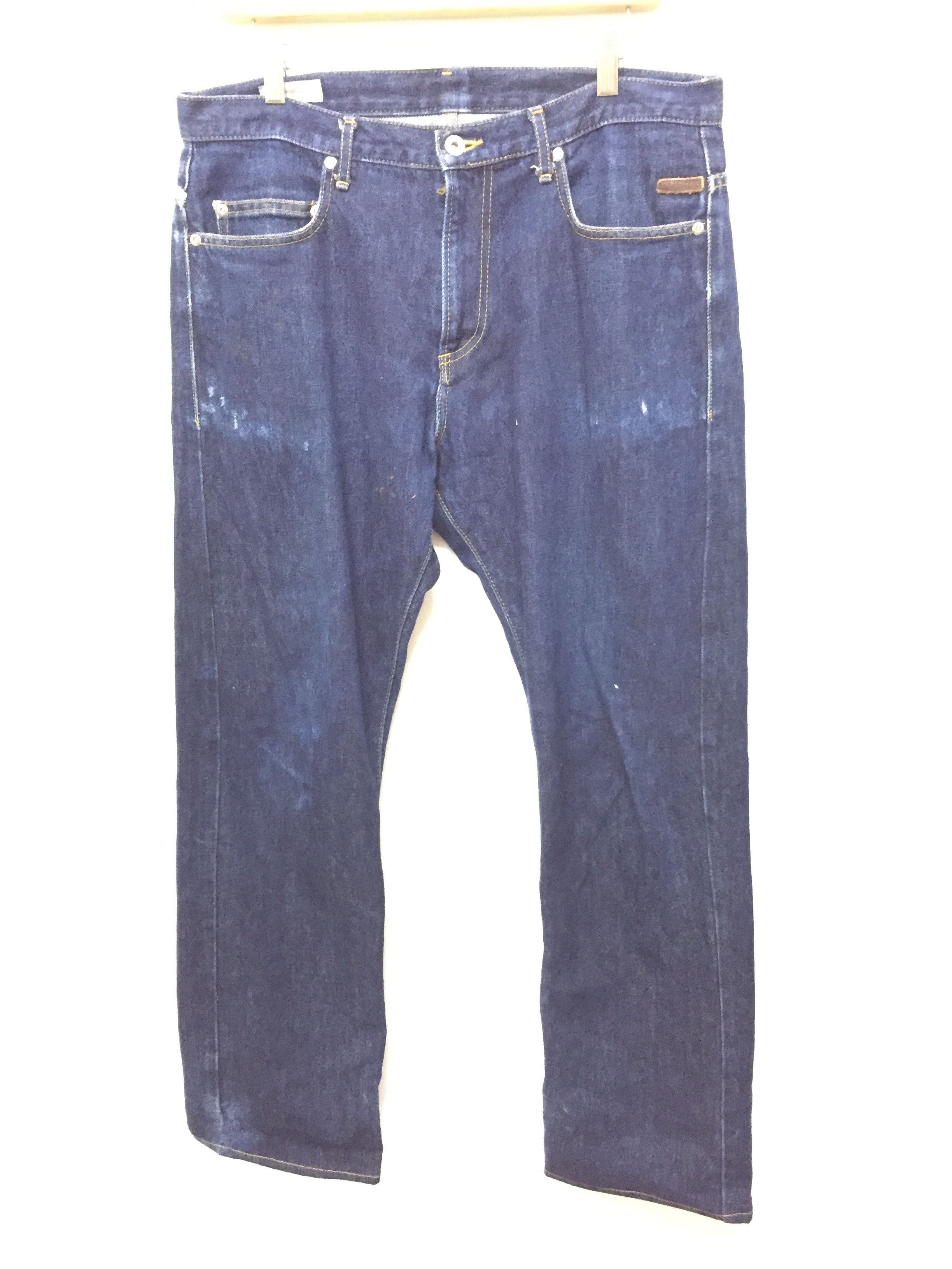 image of Futura 2000 x Hiroshi Fujiwara 90's Real Mad Hectic Indigo Denim, Men's (Size 33)