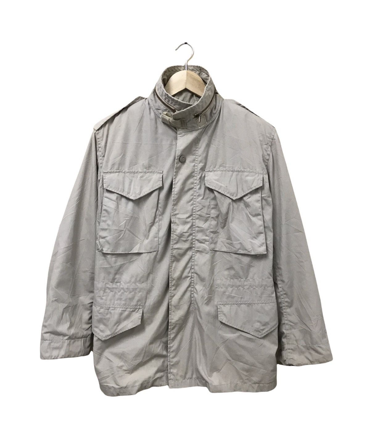 image of Military x Vintage M65 Army Style Field Jacket Made In Usa in Khaki, Men's (Size XS)