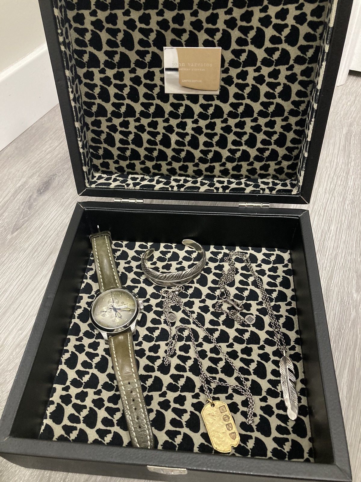 John Varvatos Leopard Jewelry box. Size ONE SIZE - 1 Thumbnail