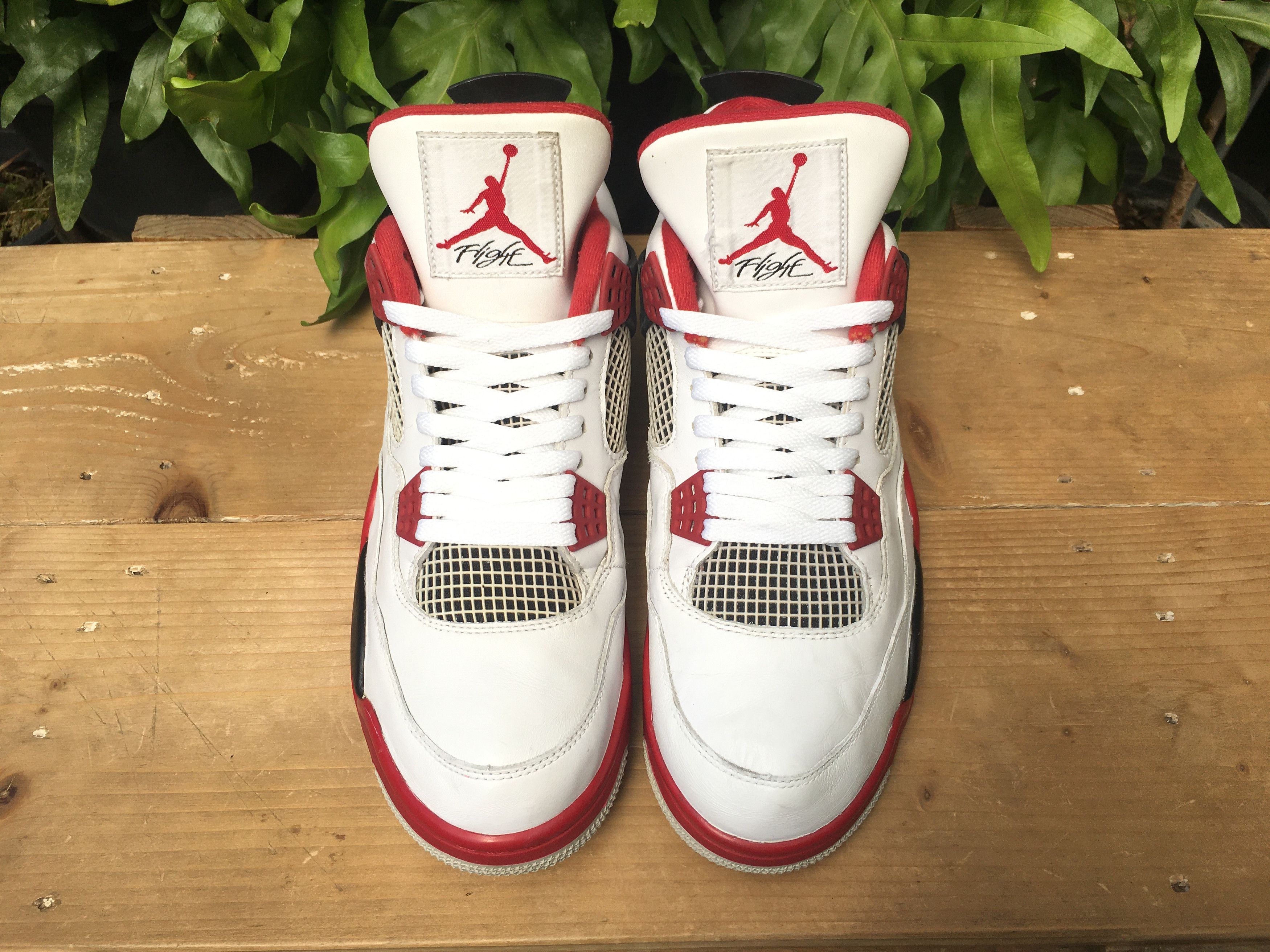 Jordan Brand × Nike 🔥 Nike Air Jordan 4 Retro Fire Red 2012 Size US 10.5 / EU 43-44 - 9 Thumbnail