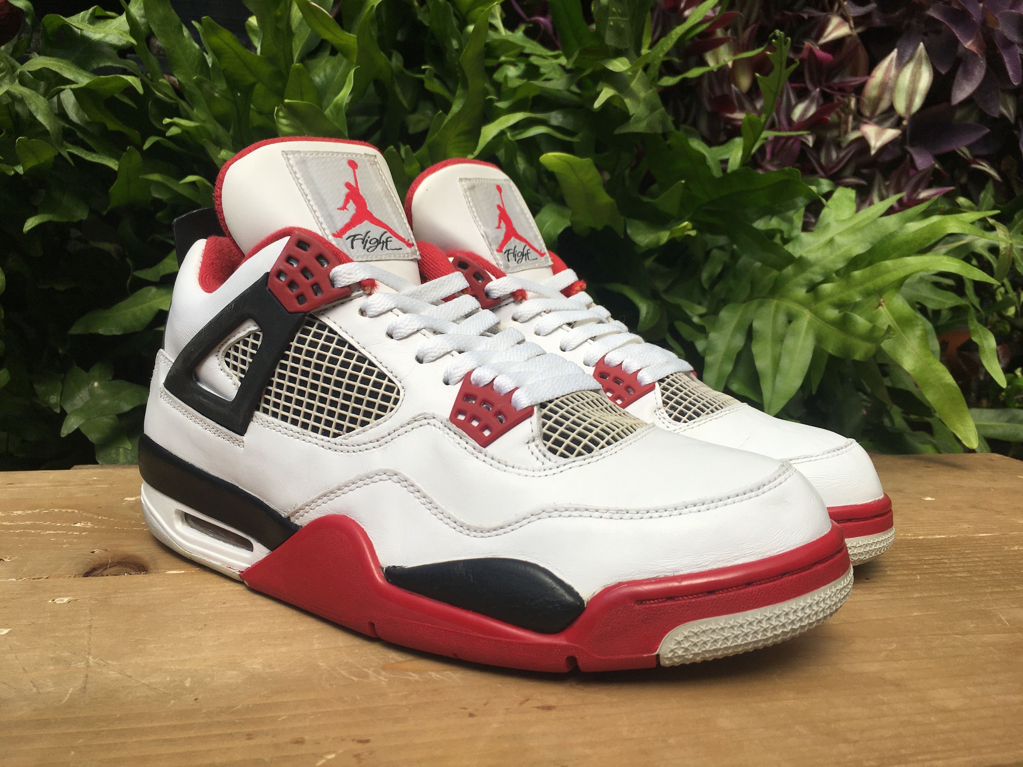 Jordan Brand × Nike 🔥 Nike Air Jordan 4 Retro Fire Red 2012 Size US 10.5 / EU 43-44 - 6 Thumbnail