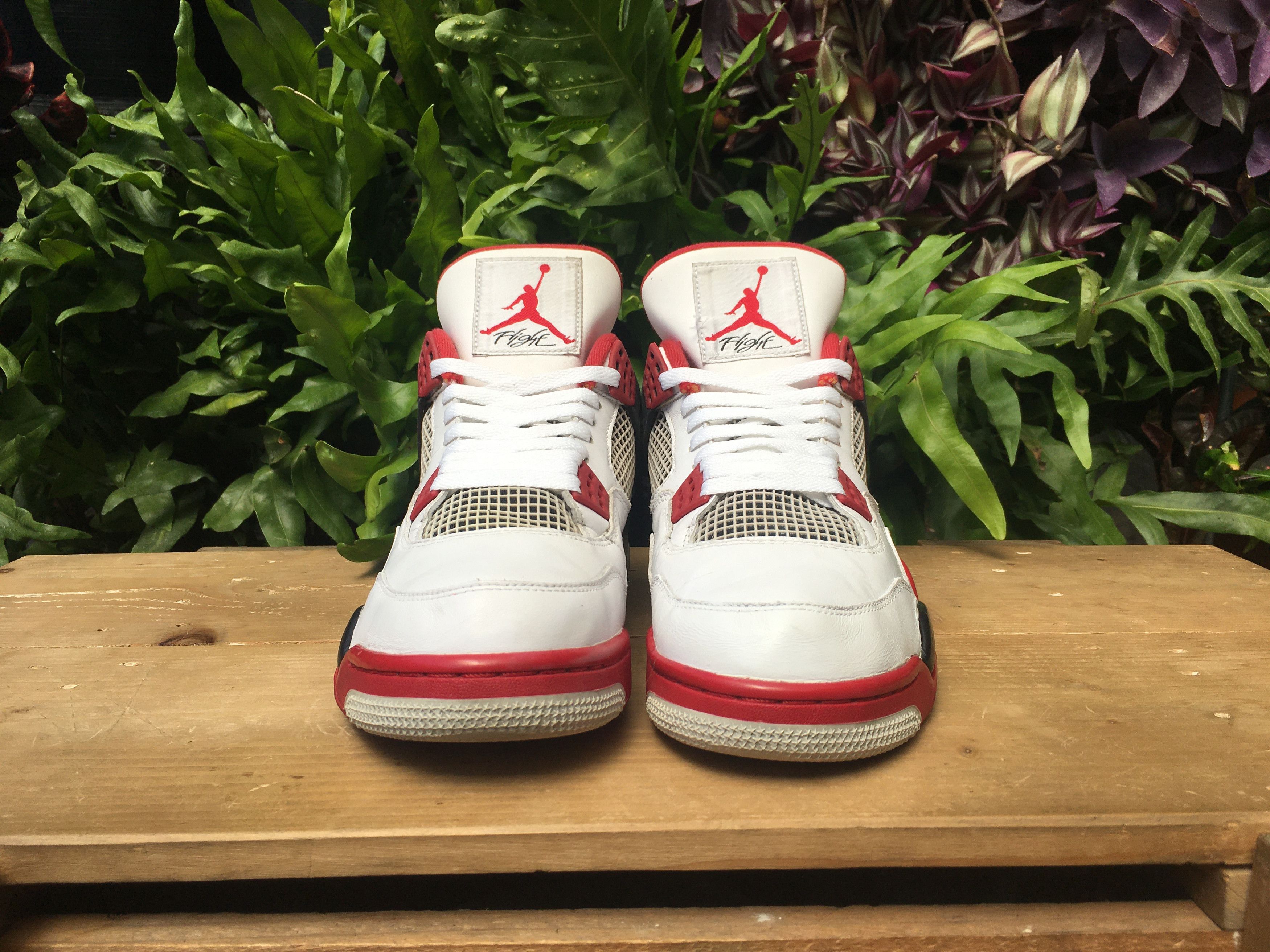Jordan Brand × Nike 🔥 Nike Air Jordan 4 Retro Fire Red 2012 Size US 10.5 / EU 43-44 - 10 Thumbnail