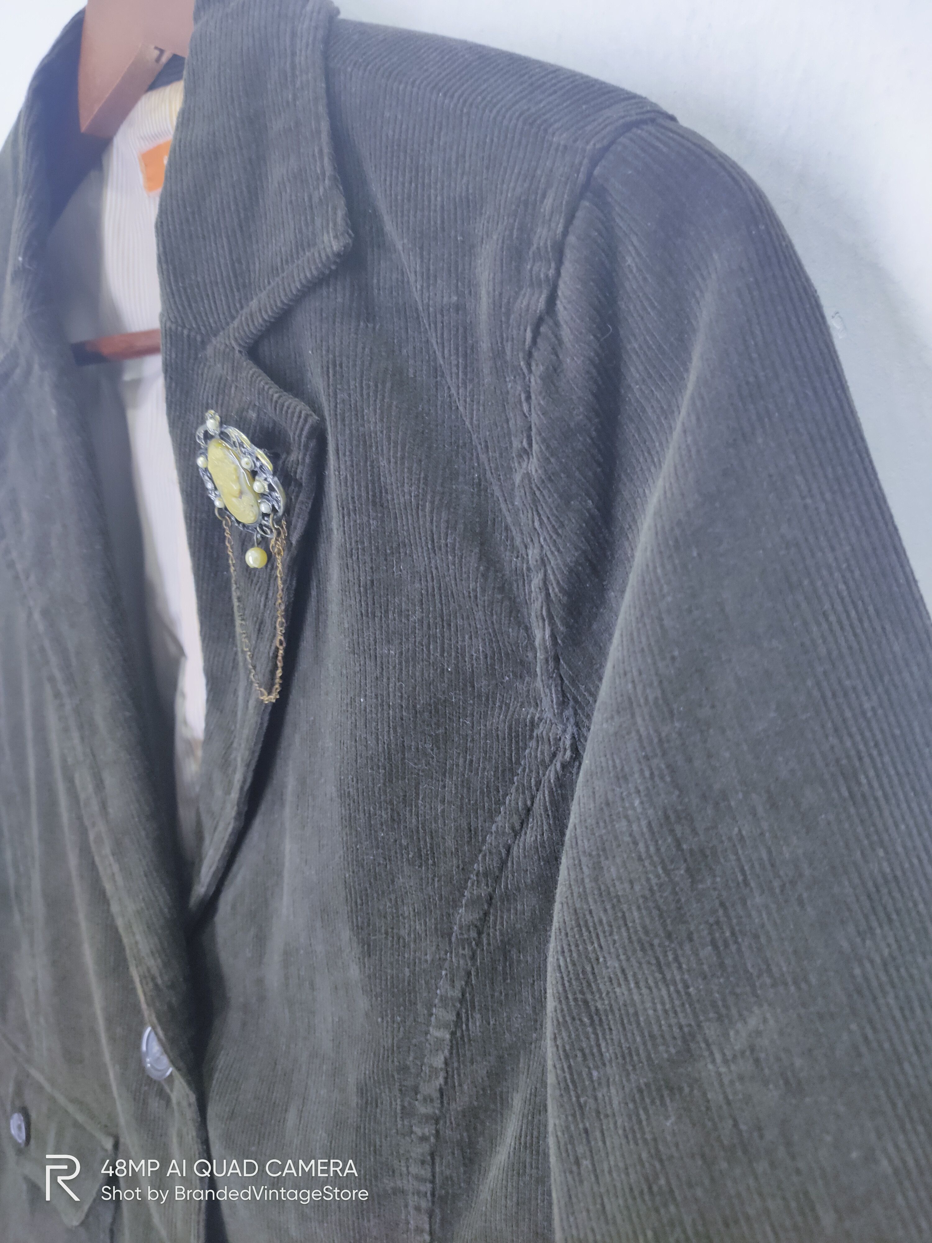 Other EN FACE Heritage Corduroy Suede Velvet Suits Blazer Jacket Size M / US 6-8 / IT 42-44 - 10 Thumbnail