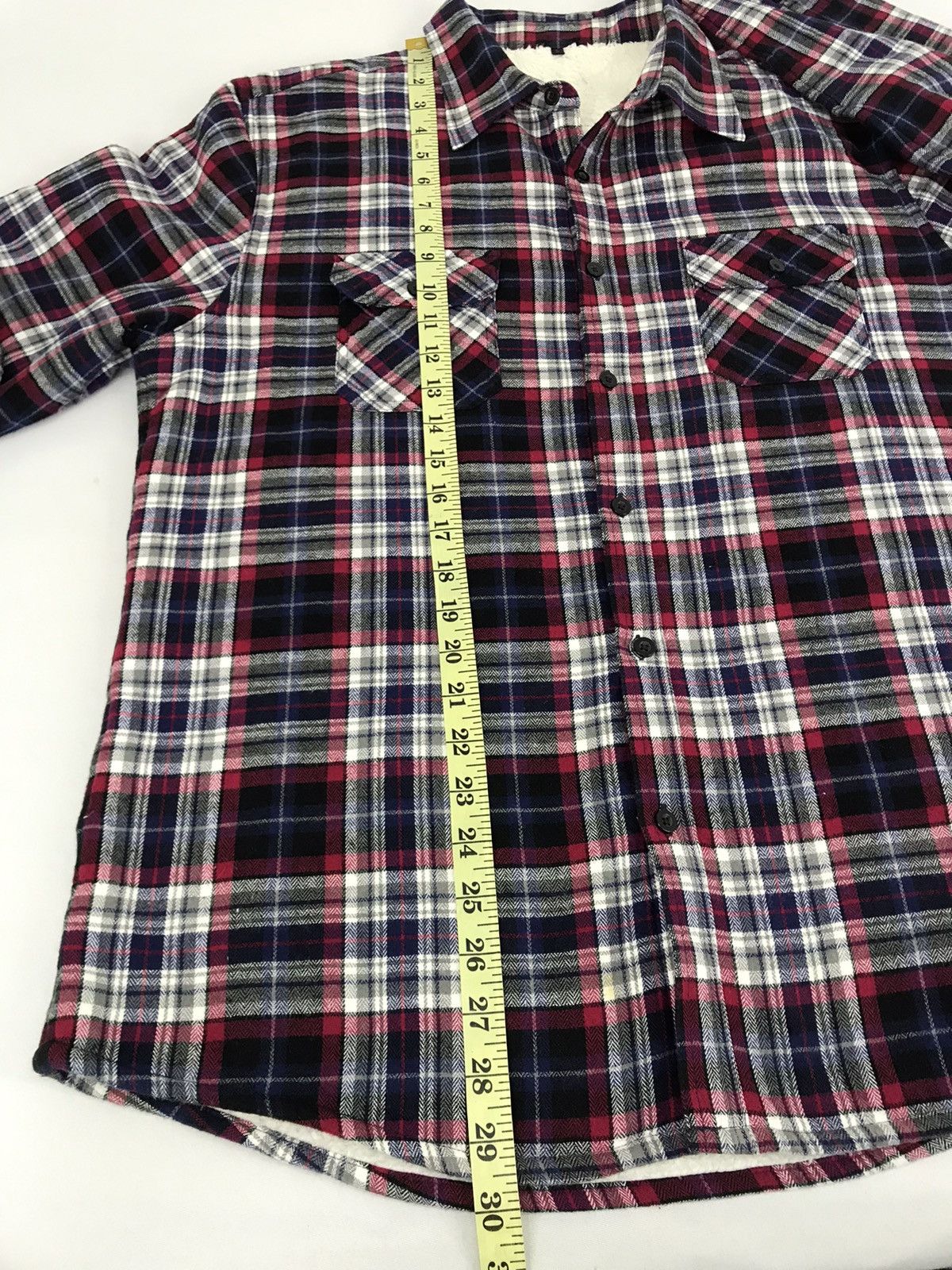 Flannel Uramoco Plaid Check Sherpa Inner Lined Flannel Western Size US L / EU 52-54 / 3 - 10 Thumbnail