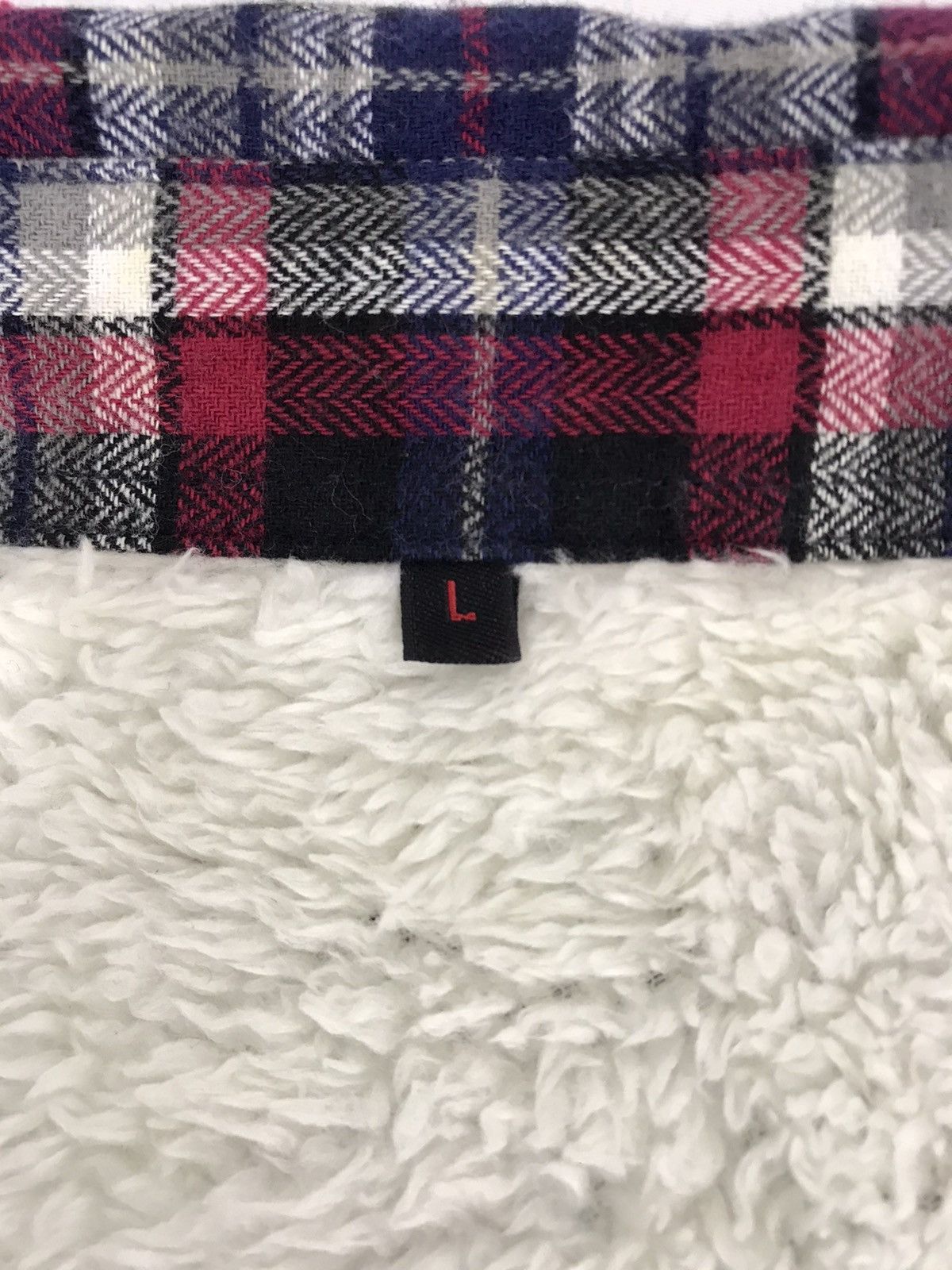Flannel Uramoco Plaid Check Sherpa Inner Lined Flannel Western Size US L / EU 52-54 / 3 - 4 Thumbnail