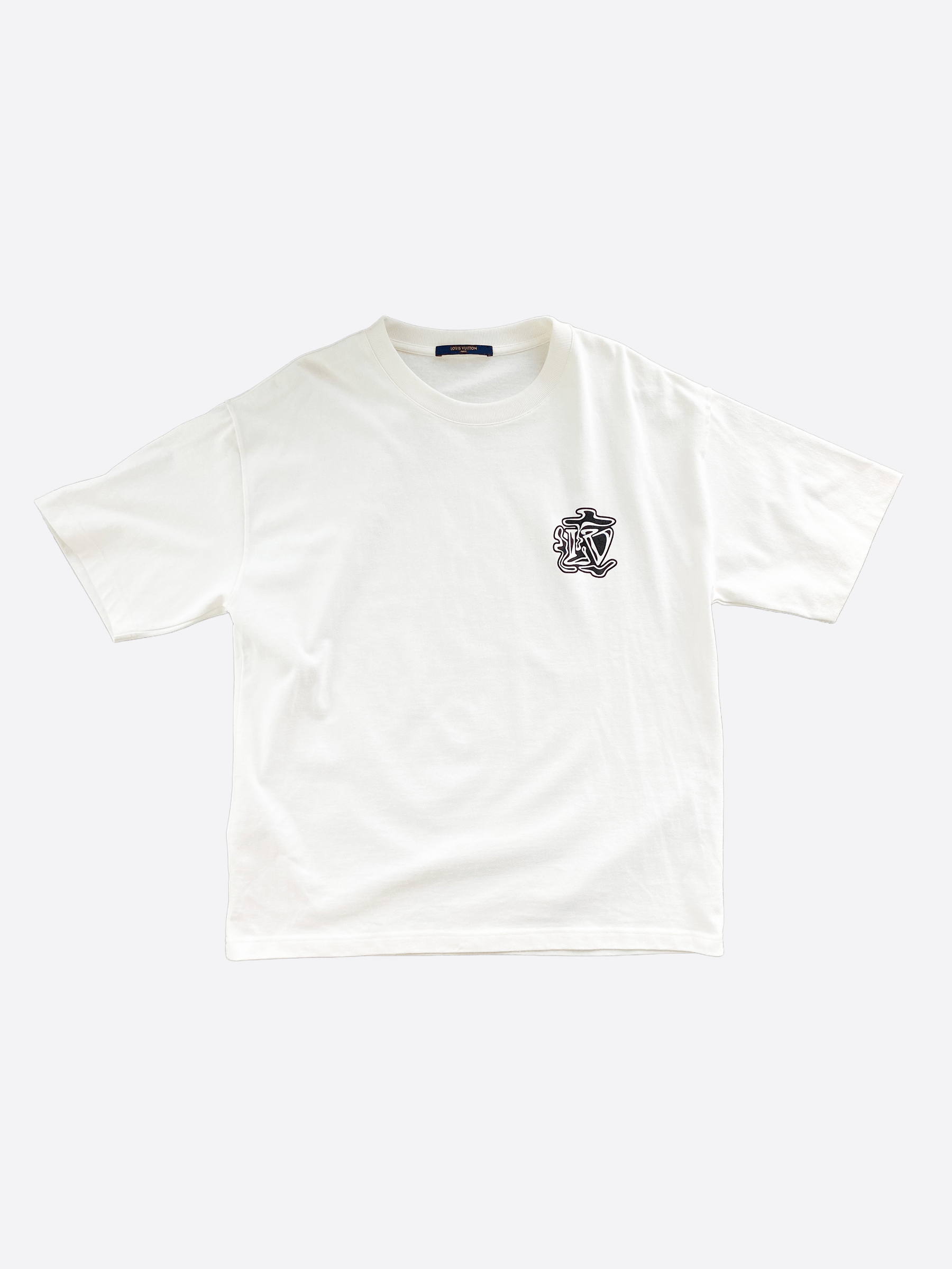 Louis Vuitton Louis Vuitton White Smoke Logo T-Shirt | Grailed