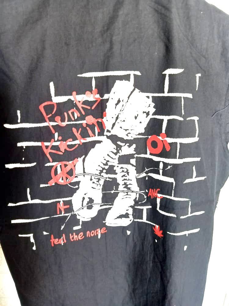 Japanese Brand × Seditionaries × Vintage VINTAGE PUNK’S KICKIN Oi SLEEVE LESS SHIRT Size US M / EU 48-50 / 2 - 4 Thumbnail