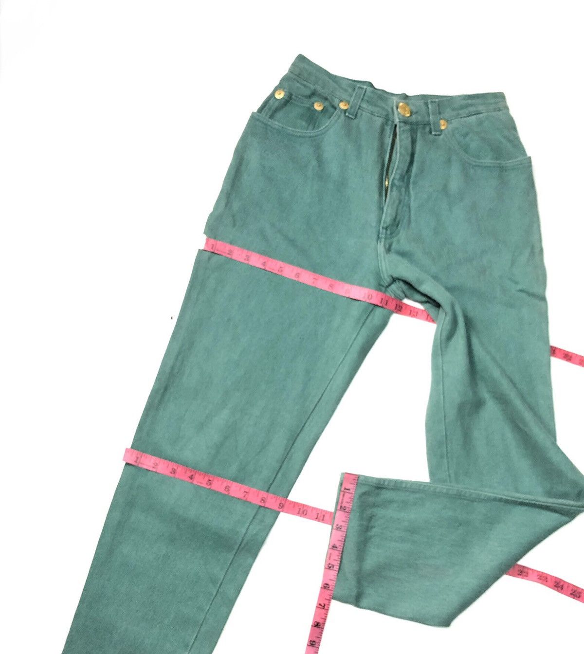 Designer × Moschino × Vintage VINTAGE MOSCHINO CROPPED DENIM ITALY 🇮🇹 Size US 27 - 16 Thumbnail