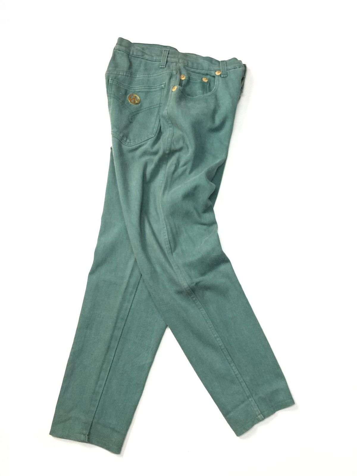 Designer × Moschino × Vintage VINTAGE MOSCHINO CROPPED DENIM ITALY 🇮🇹 Size US 27 - 3 Thumbnail
