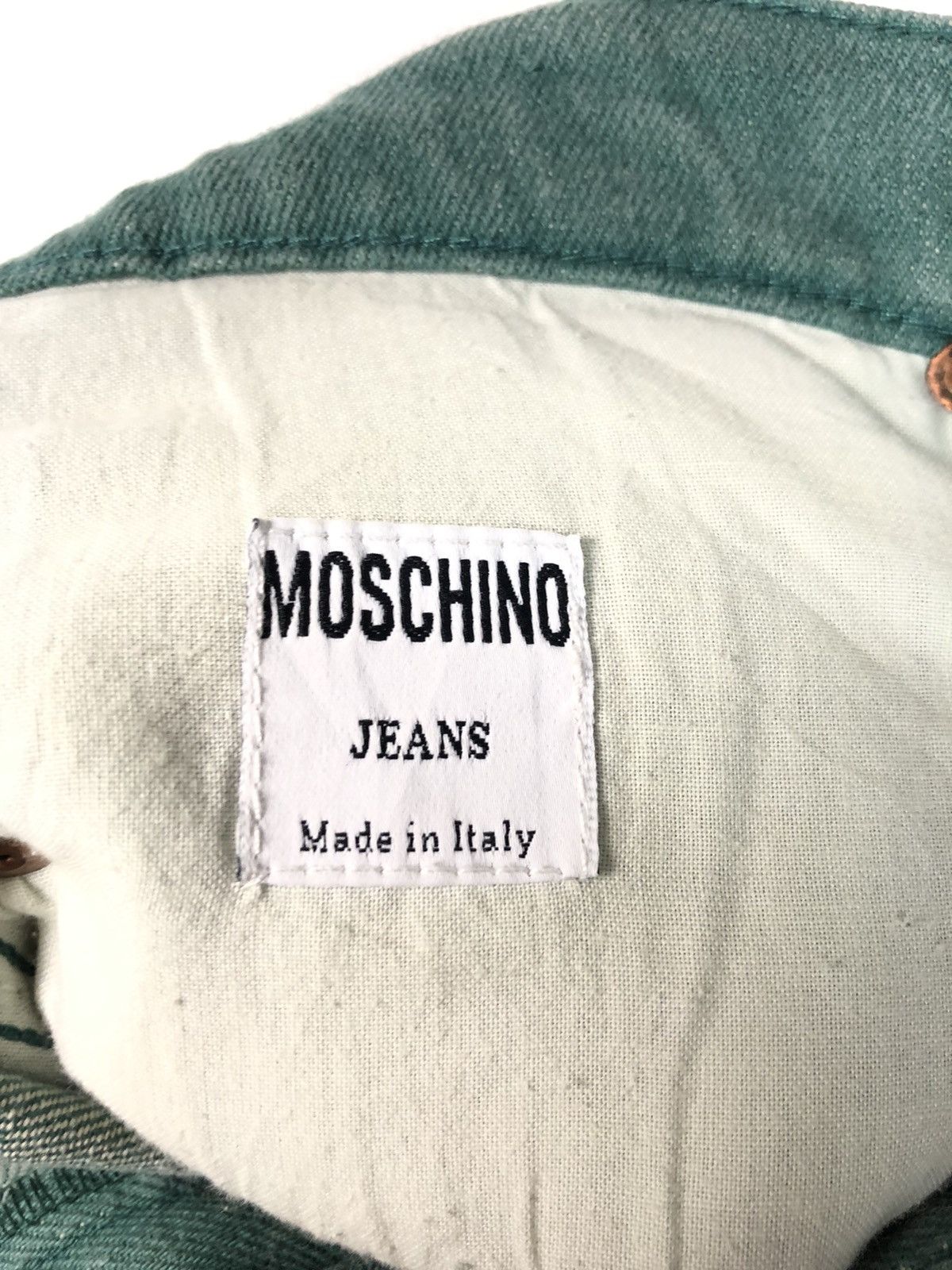 Designer × Moschino × Vintage VINTAGE MOSCHINO CROPPED DENIM ITALY 🇮🇹 Size US 27 - 10 Thumbnail
