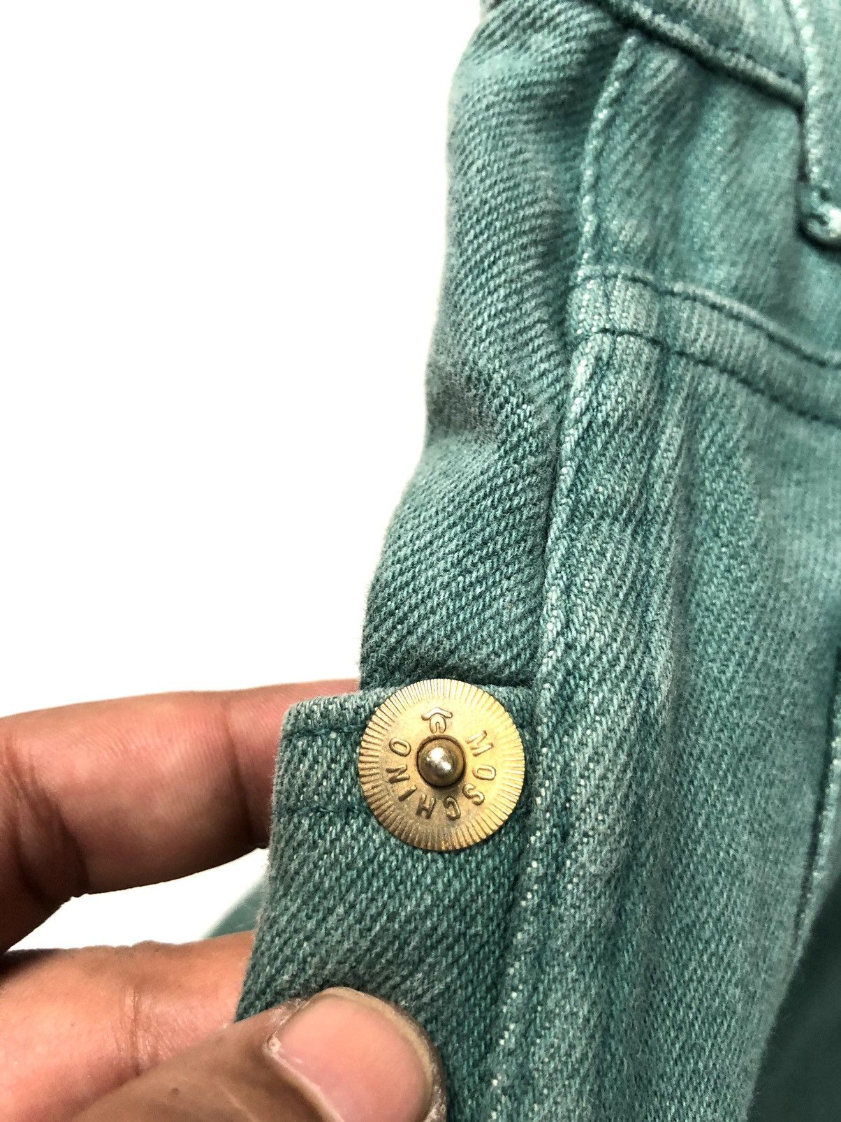 Designer × Moschino × Vintage VINTAGE MOSCHINO CROPPED DENIM ITALY 🇮🇹 Size US 27 - 14 Thumbnail
