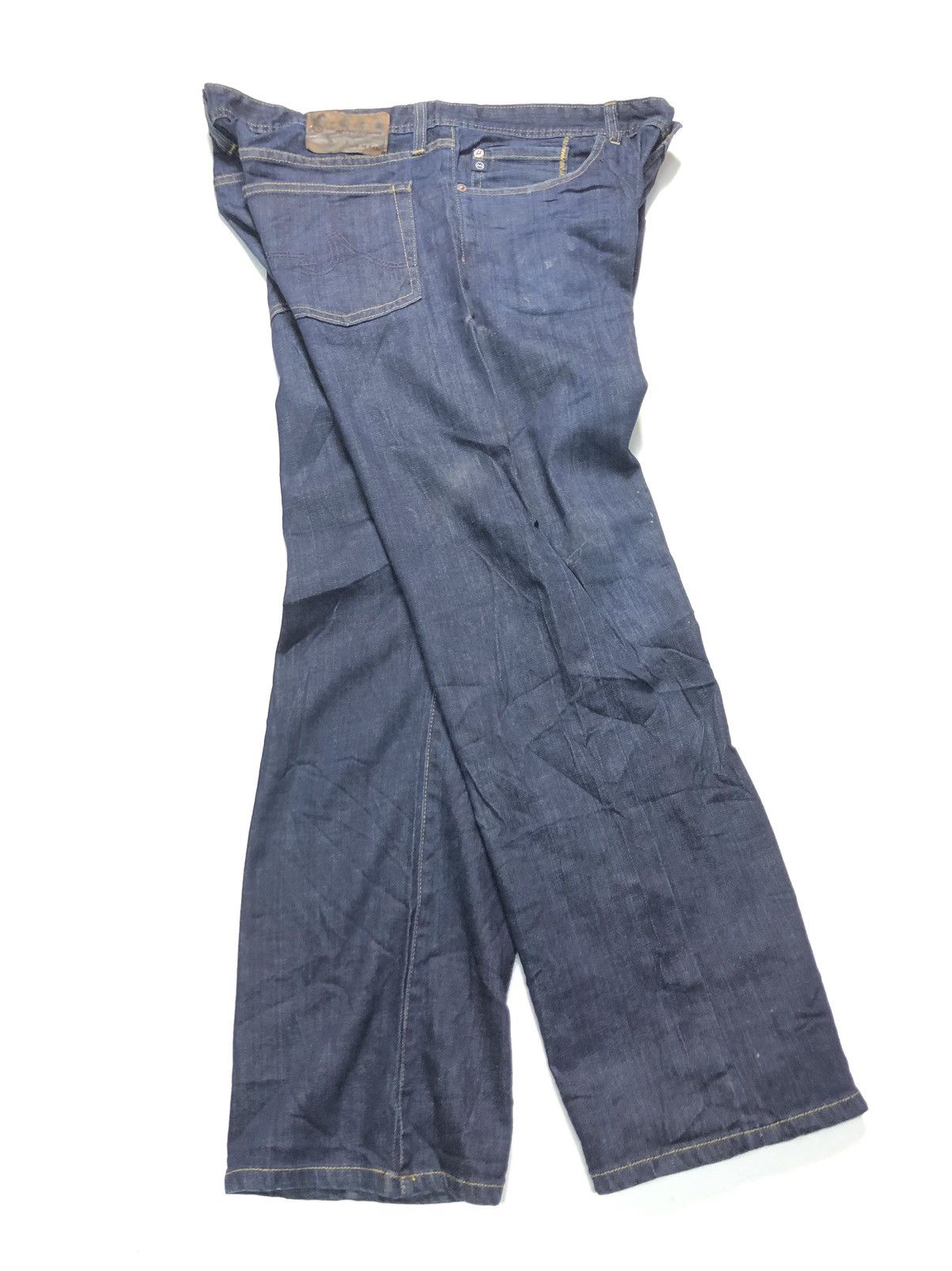 AG Adriano Goldschmied × Designer AG ADRIANO GOLDSCHMIED THE PROTEGE STRAIGHT LEG BLUE DENIM Size US 36 / EU 52 - 16 Thumbnail