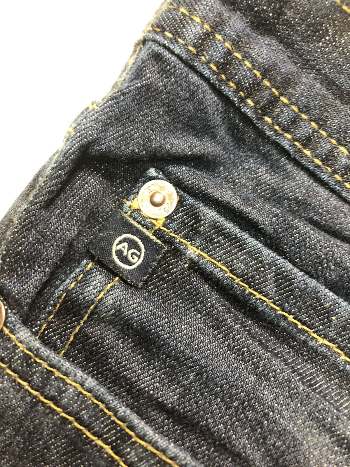 AG Adriano Goldschmied × Designer AG ADRIANO GOLDSCHMIED THE PROTEGE STRAIGHT LEG BLUE DENIM Size US 36 / EU 52 - 8 Thumbnail