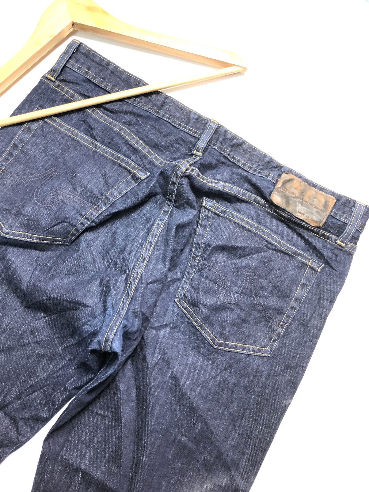 AG Adriano Goldschmied × Designer AG ADRIANO GOLDSCHMIED THE PROTEGE STRAIGHT LEG BLUE DENIM Size US 36 / EU 52 - 2 Thumbnail