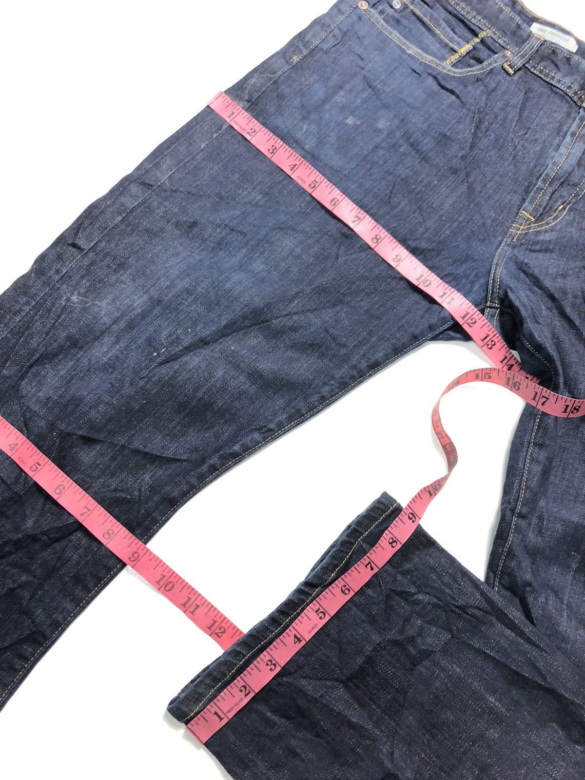 AG Adriano Goldschmied × Designer AG ADRIANO GOLDSCHMIED THE PROTEGE STRAIGHT LEG BLUE DENIM Size US 36 / EU 52 - 19 Thumbnail