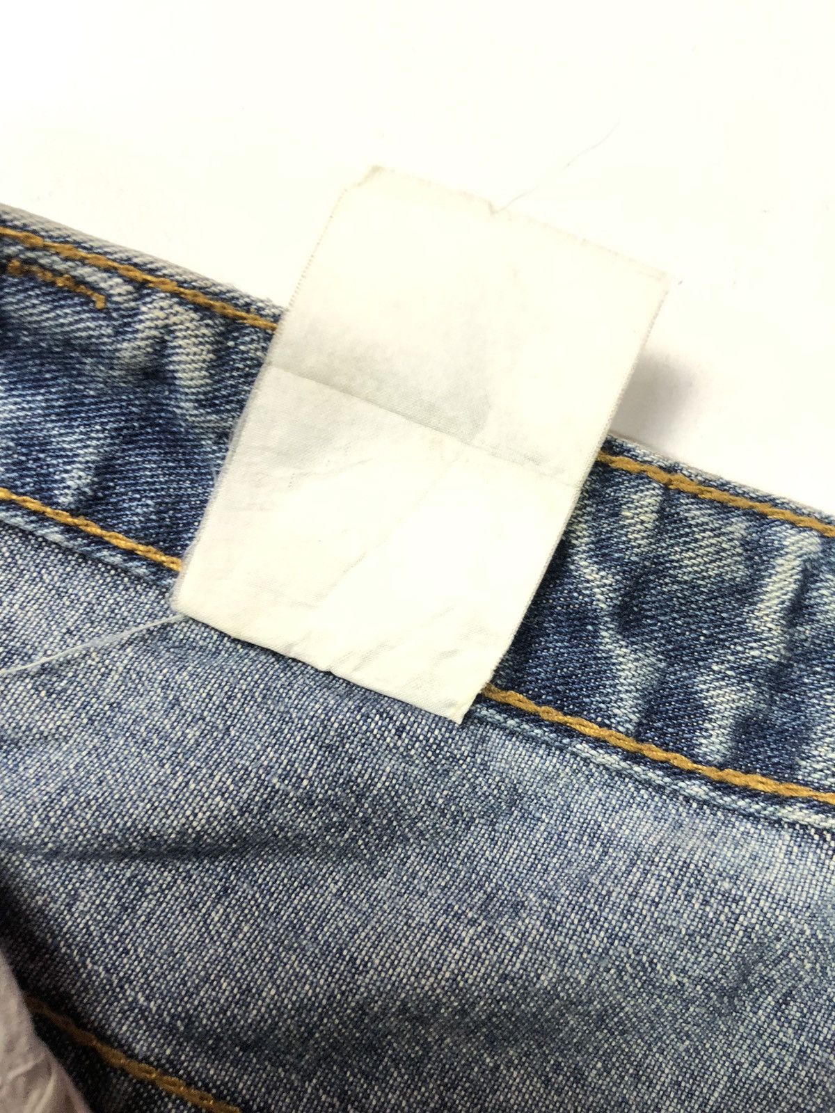 Designer JOGE MARTIN MAN MADE CARFTED BLUE WASH DISSTRESSED DENIM Size US 31 - 9 Thumbnail