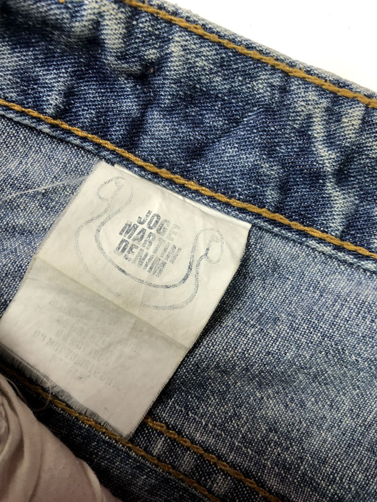 Designer JOGE MARTIN MAN MADE CARFTED BLUE WASH DISSTRESSED DENIM Size US 31 - 8 Thumbnail
