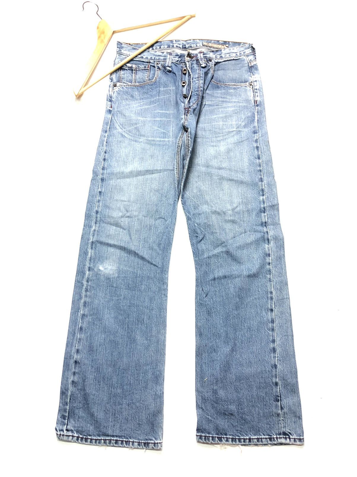 Vintage × Volcom VINTAGE VOLCOM DISTRESSED BLUE WASH DENIM Size US 30 / EU 46 - 2 Thumbnail