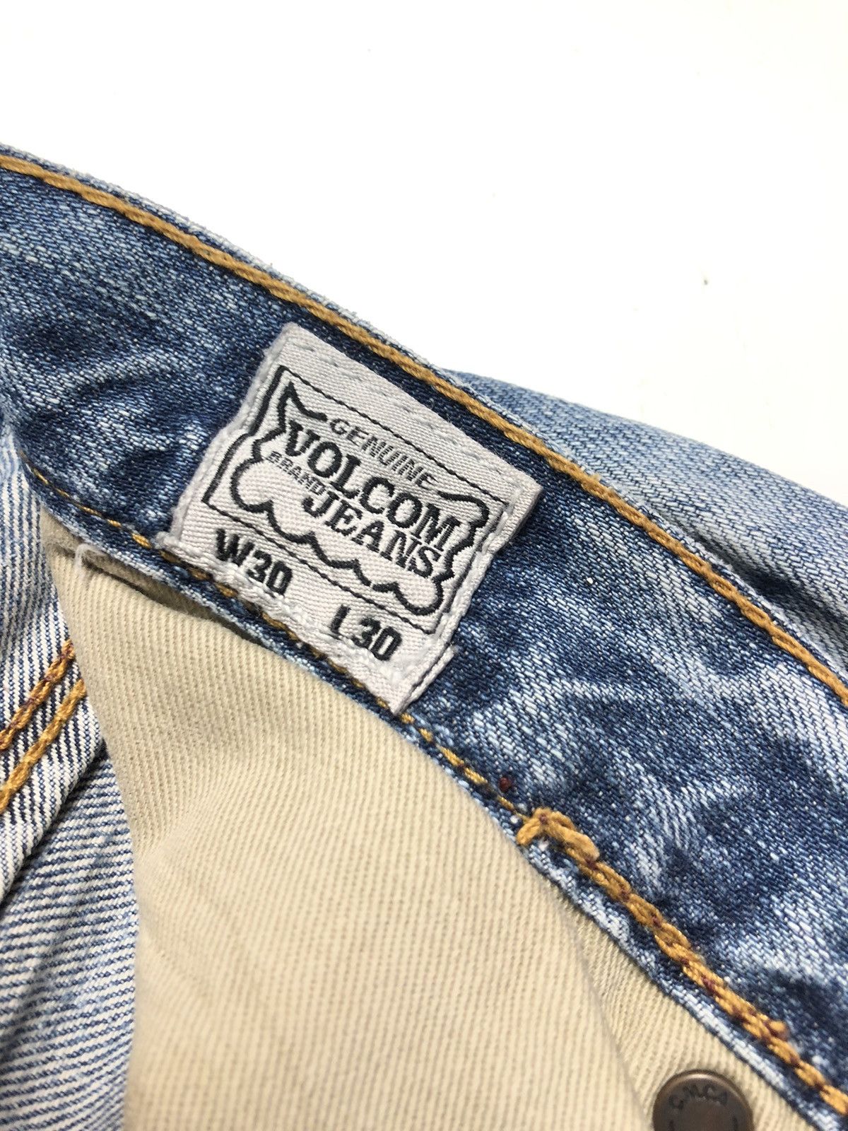Vintage × Volcom VINTAGE VOLCOM DISTRESSED BLUE WASH DENIM Size US 30 / EU 46 - 10 Thumbnail