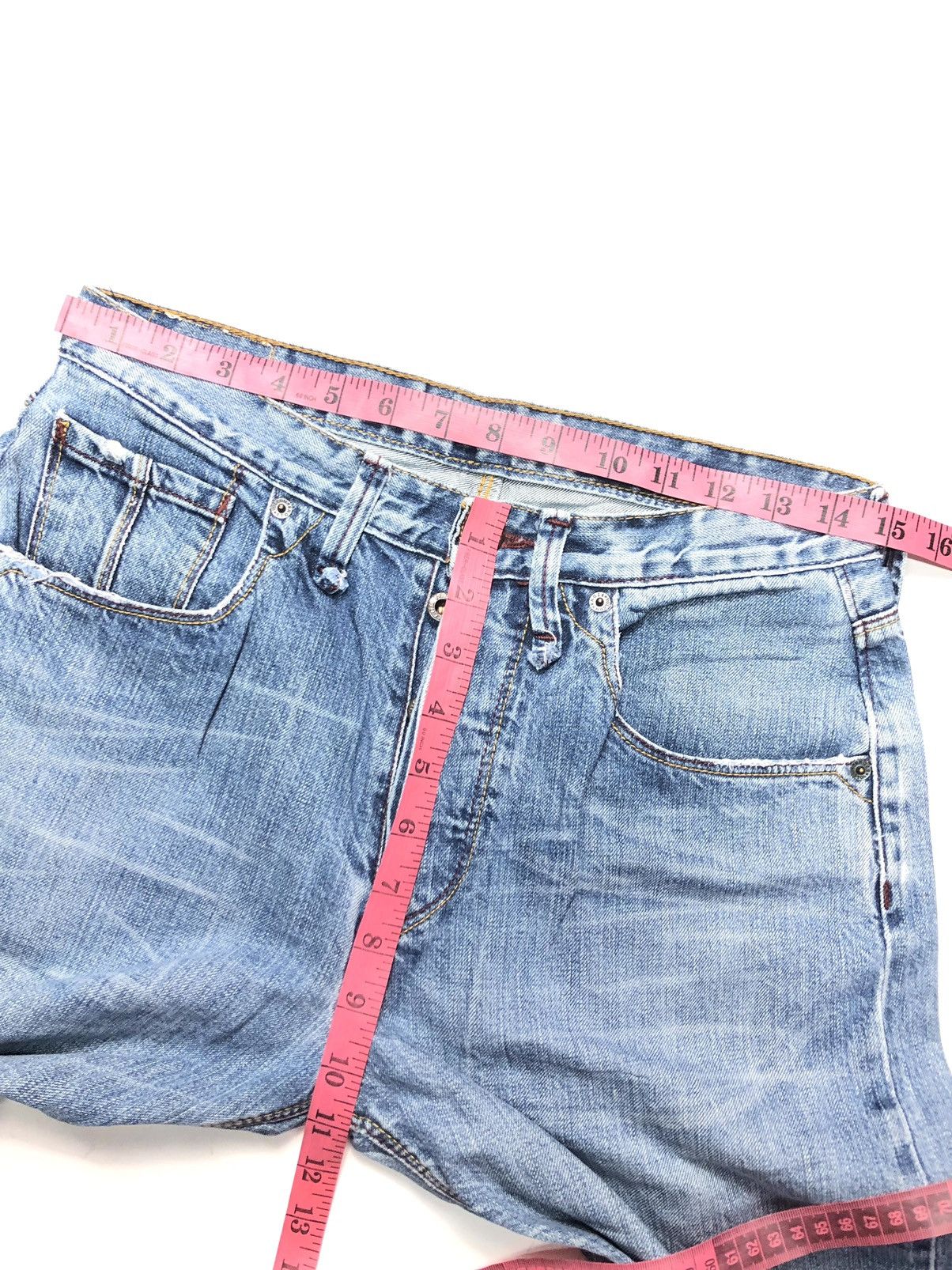 Vintage × Volcom VINTAGE VOLCOM DISTRESSED BLUE WASH DENIM Size US 30 / EU 46 - 15 Thumbnail