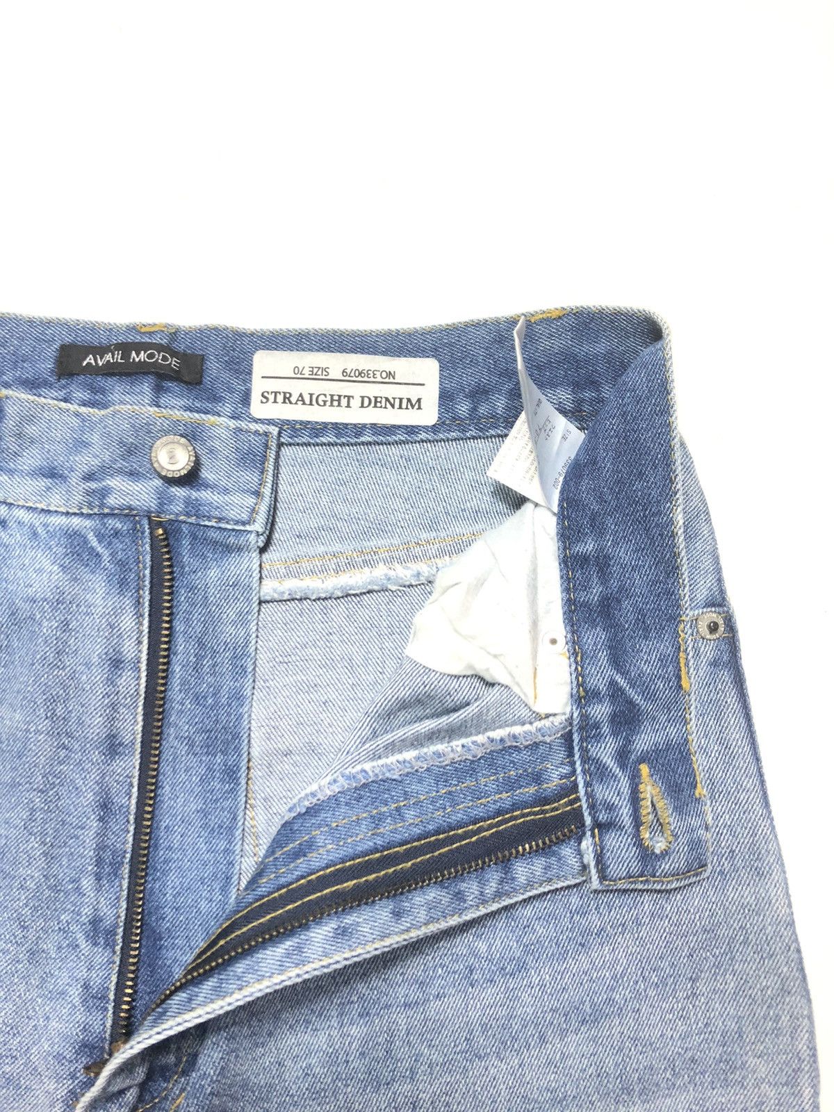 Japanese Brand × Vintage VINTAGE AVAIL MODE DISTRESSED BLUE WASH DENIM Size US 27 - 7 Thumbnail