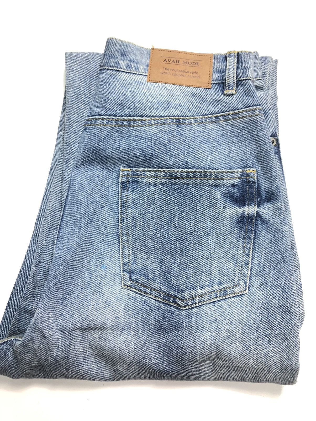 Japanese Brand × Vintage VINTAGE AVAIL MODE DISTRESSED BLUE WASH DENIM Size US 27 - 19 Thumbnail