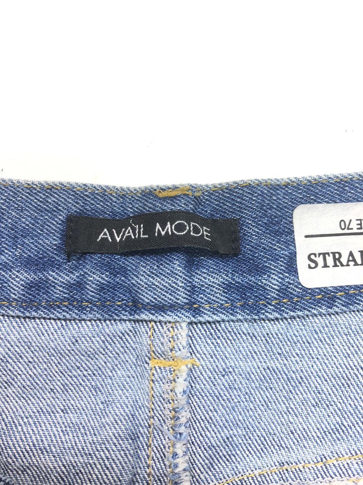 Japanese Brand × Vintage VINTAGE AVAIL MODE DISTRESSED BLUE WASH DENIM Size US 27 - 8 Thumbnail