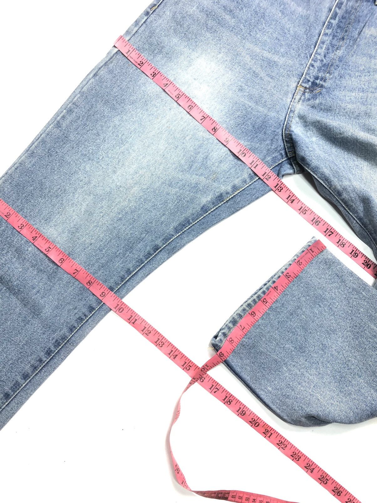 Japanese Brand × Vintage VINTAGE AVAIL MODE DISTRESSED BLUE WASH DENIM Size US 27 - 18 Thumbnail