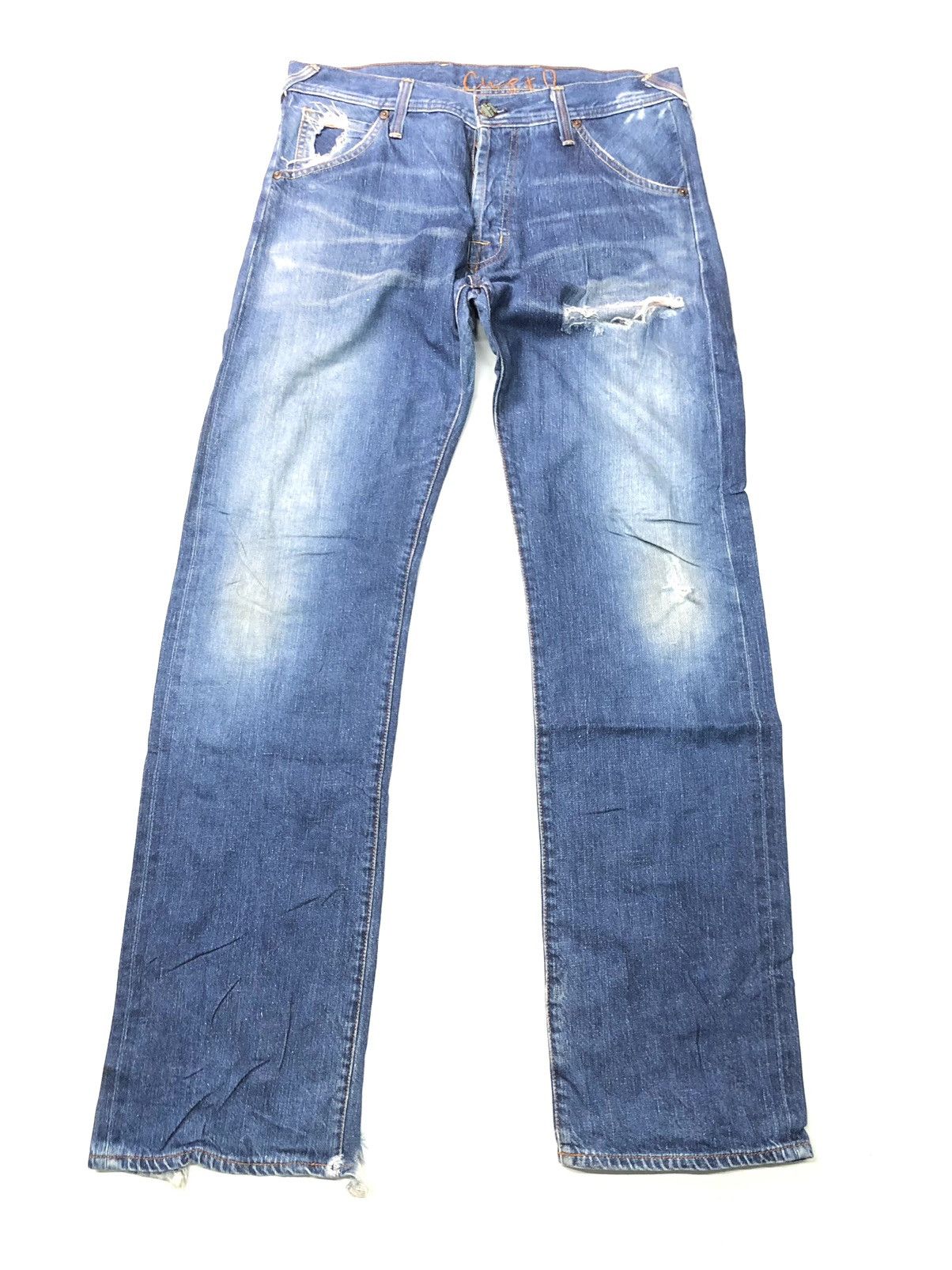 Chip & Pepper × Vintage VINTAGE CHIP&PEPER BLUE WASH DISTRESSED DENIM MADE IN USA Size US 32 / EU 48 - 5 Thumbnail