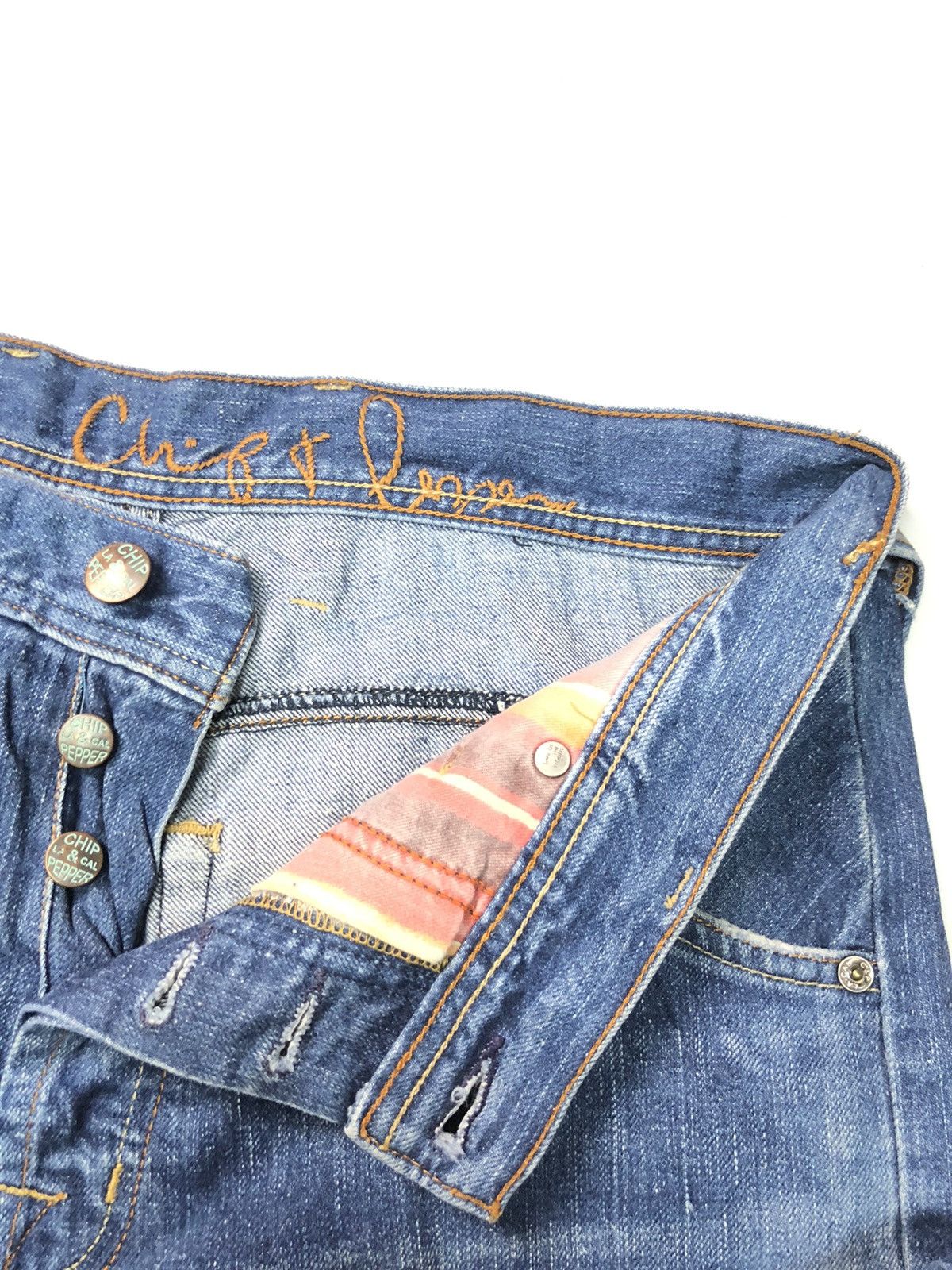 Chip & Pepper × Vintage VINTAGE CHIP&PEPER BLUE WASH DISTRESSED DENIM MADE IN USA Size US 32 / EU 48 - 8 Thumbnail