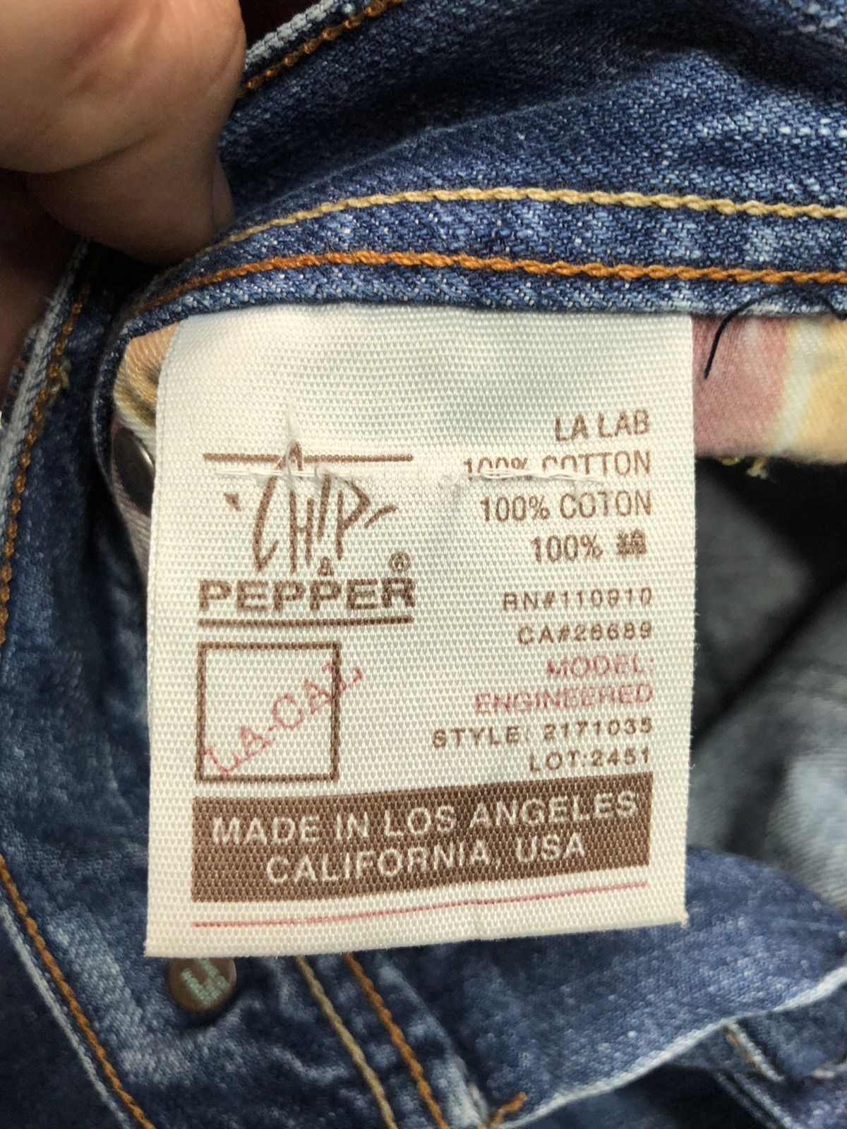 Chip & Pepper × Vintage VINTAGE CHIP&PEPER BLUE WASH DISTRESSED DENIM MADE IN USA Size US 32 / EU 48 - 10 Thumbnail