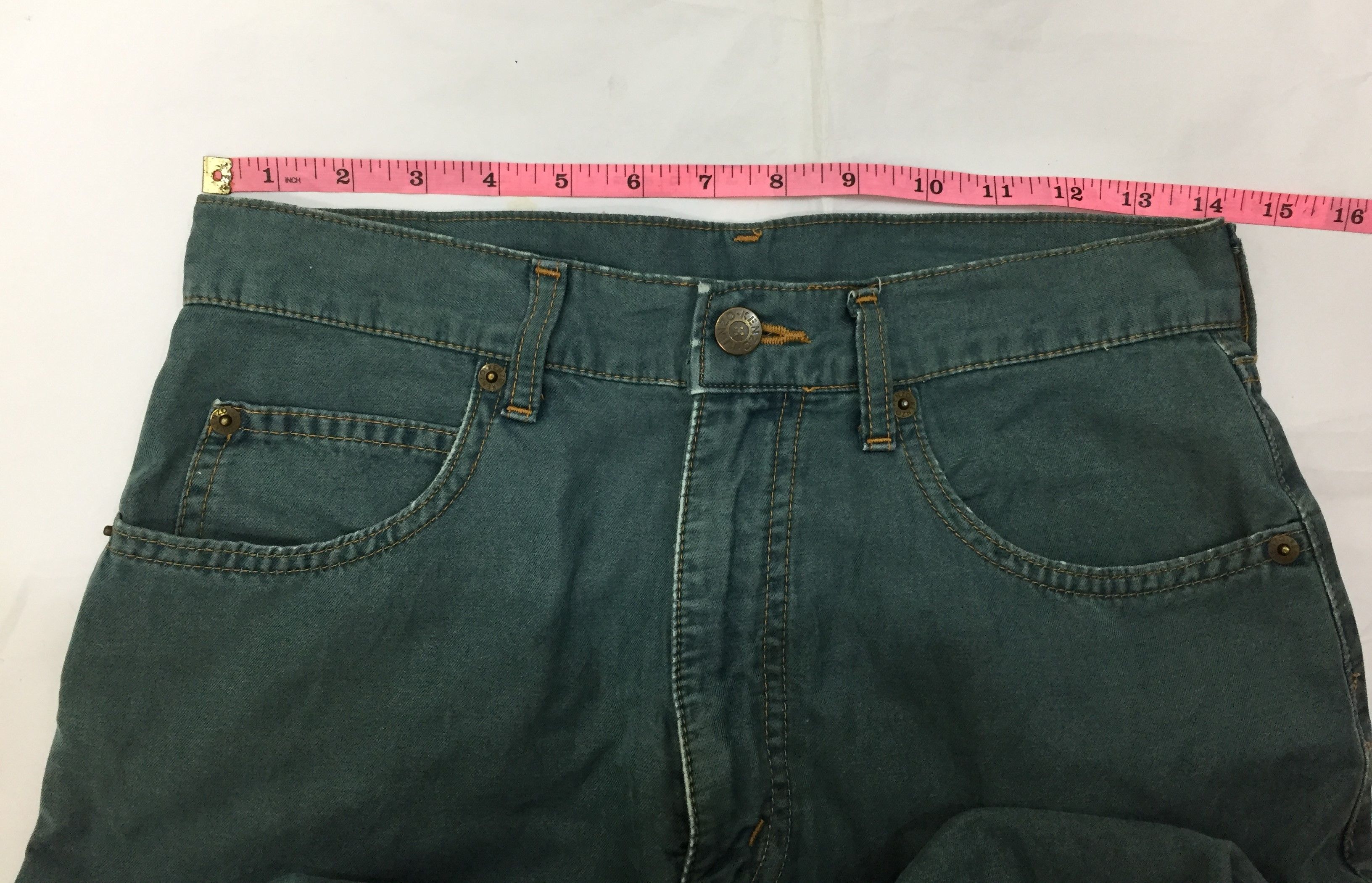 Kenzo Vtg KENZO Jeans embroidered flower back pocket Size US 29 - 14 Thumbnail