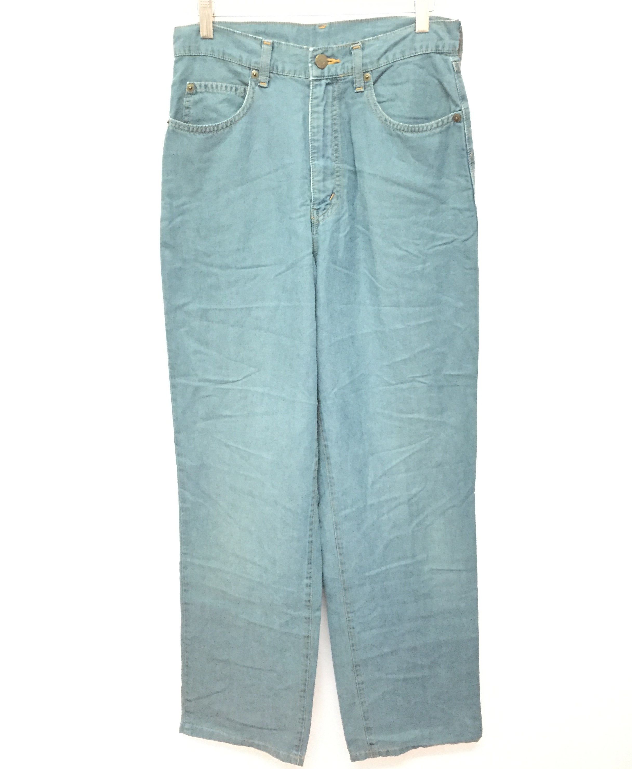 Kenzo Vtg KENZO Jeans embroidered flower back pocket Size US 29 - 7 Thumbnail
