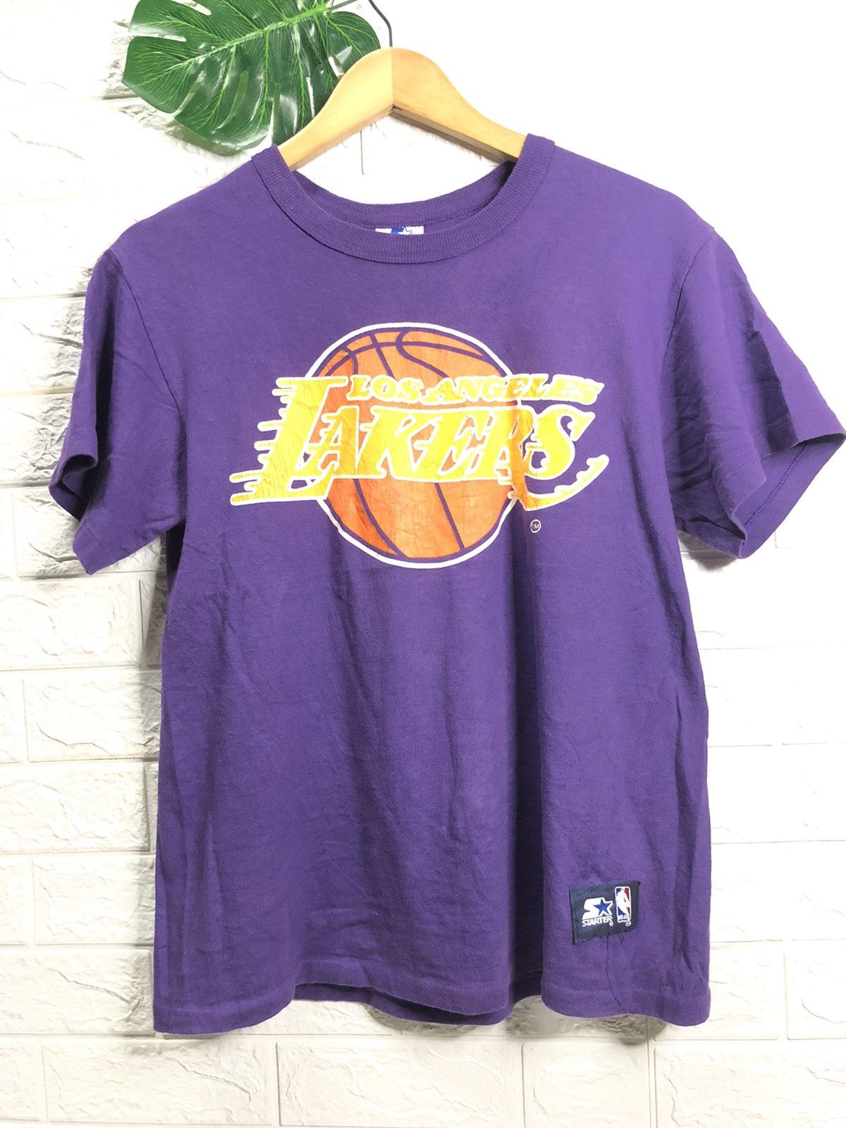 NBA × Vintage VINTAGE 1989 STARTER LA LAKERS SPELL OUT BIG LOGO Size US M / EU 48-50 / 2 - 1 Thumbnail