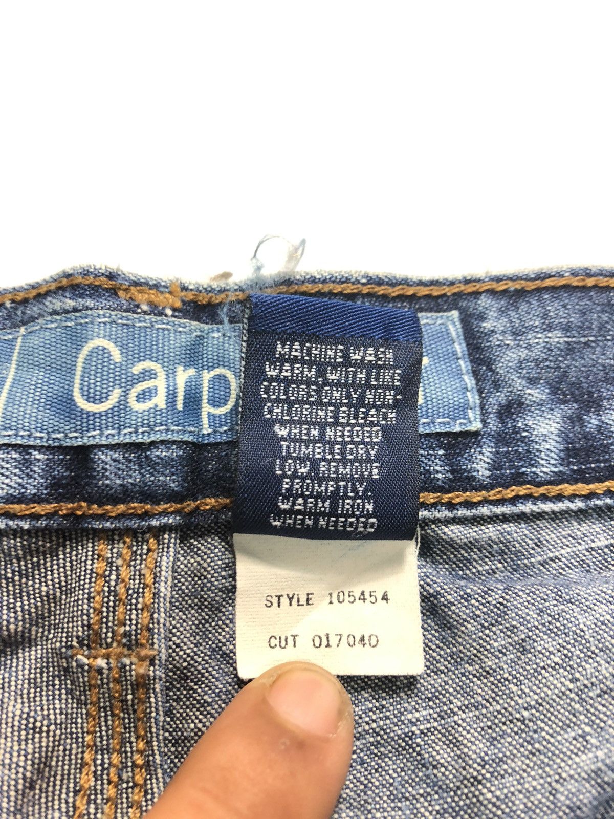 High Sierra × Vintage VINTAGE HIGH SIERRA CARPENTER WORKWEAR BLUE WASH DENIM Size US 36 / EU 52 - 10 Thumbnail