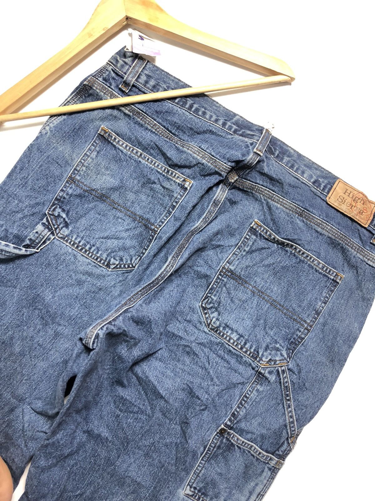 High Sierra × Vintage VINTAGE HIGH SIERRA CARPENTER WORKWEAR BLUE WASH DENIM Size US 36 / EU 52 - 2 Thumbnail