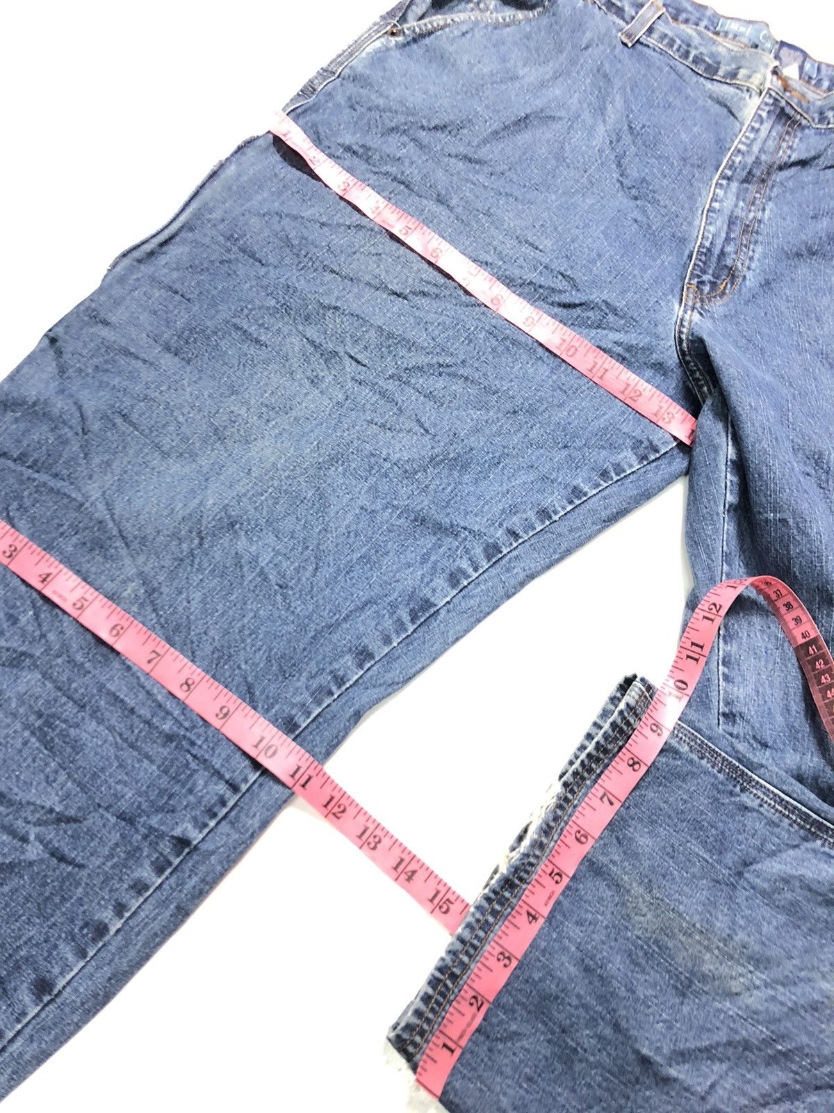 High Sierra × Vintage VINTAGE HIGH SIERRA CARPENTER WORKWEAR BLUE WASH DENIM Size US 36 / EU 52 - 15 Thumbnail