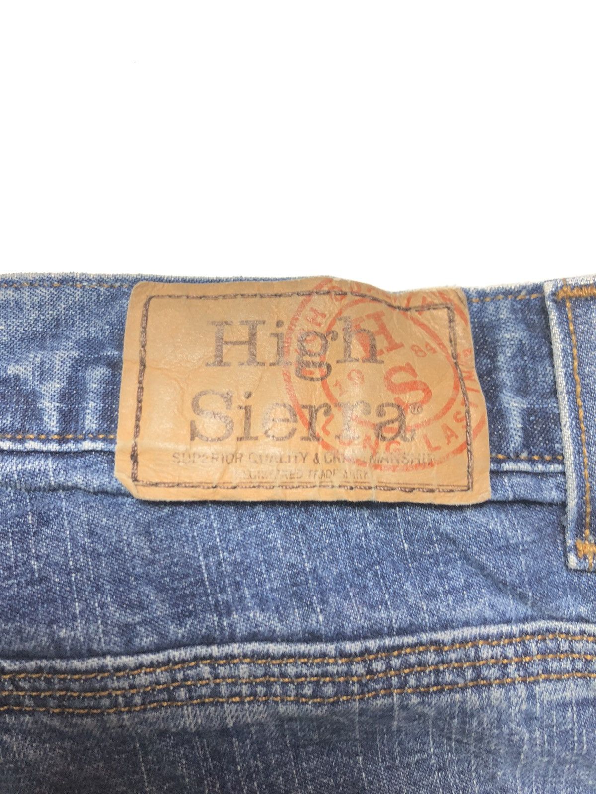 High Sierra × Vintage VINTAGE HIGH SIERRA CARPENTER WORKWEAR BLUE WASH DENIM Size US 36 / EU 52 - 3 Thumbnail