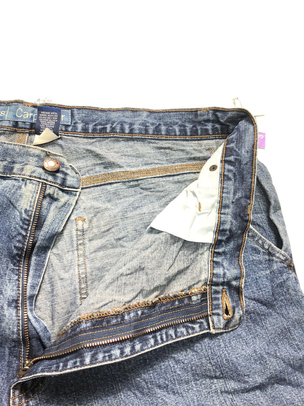 High Sierra × Vintage VINTAGE HIGH SIERRA CARPENTER WORKWEAR BLUE WASH DENIM Size US 36 / EU 52 - 8 Thumbnail