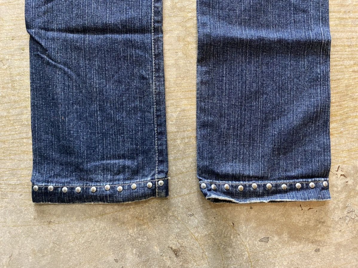 Vanquish Studded punk Distressed Denim Size US 31 - 11 Thumbnail